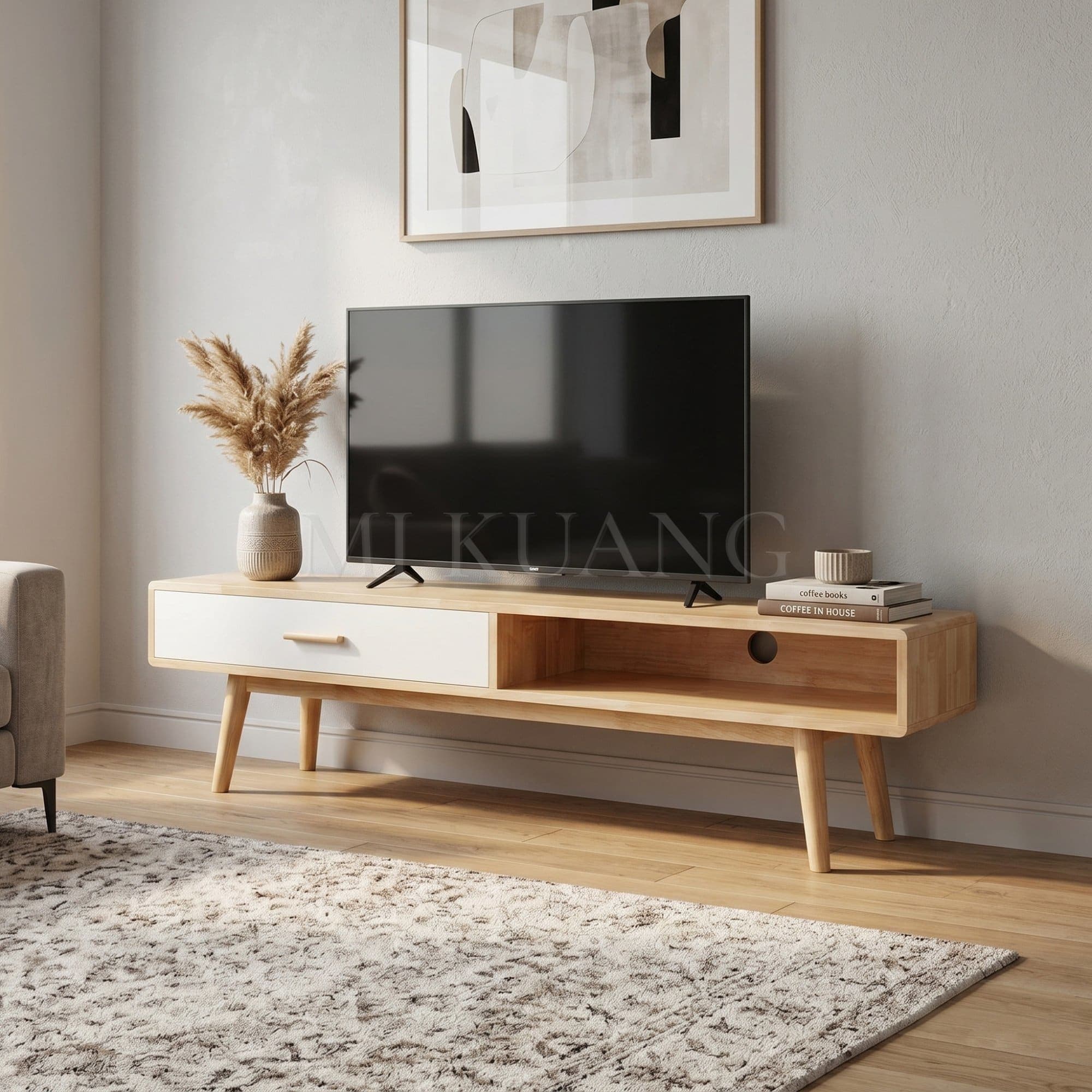 HOLLYWOOD TV Cabinet (Natural) view 2
