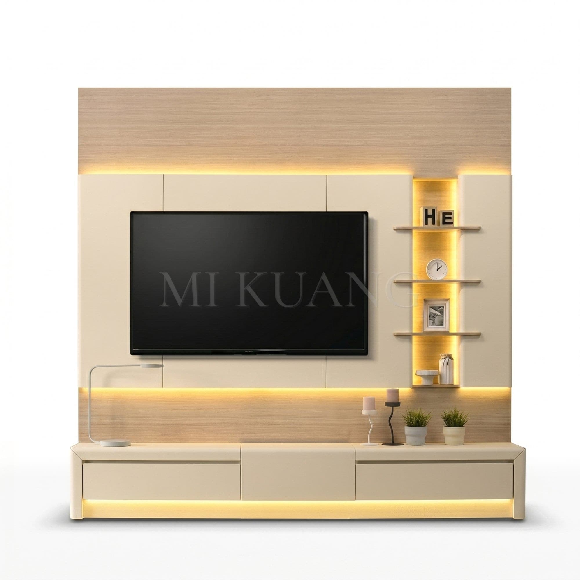KORE 8'x8' TV Stand Cabinet view 1