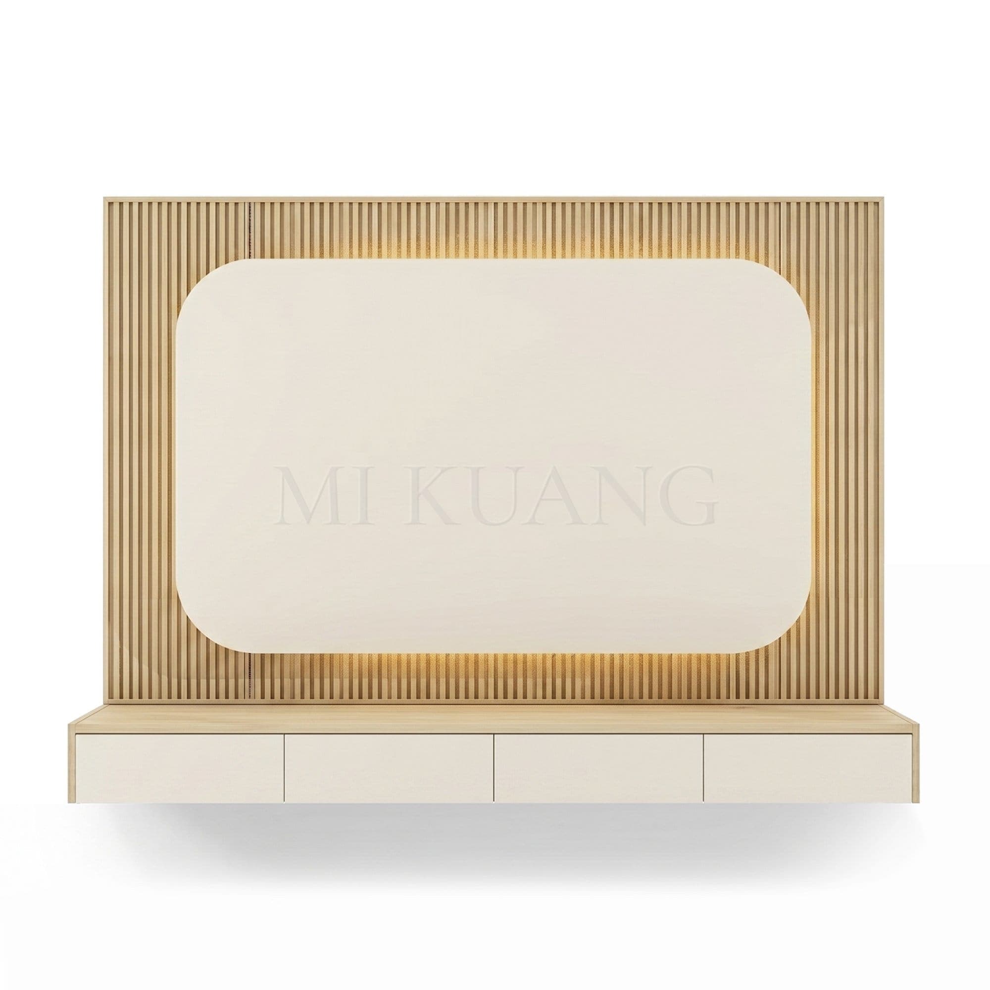 MUJI 8' TV Wall Unit