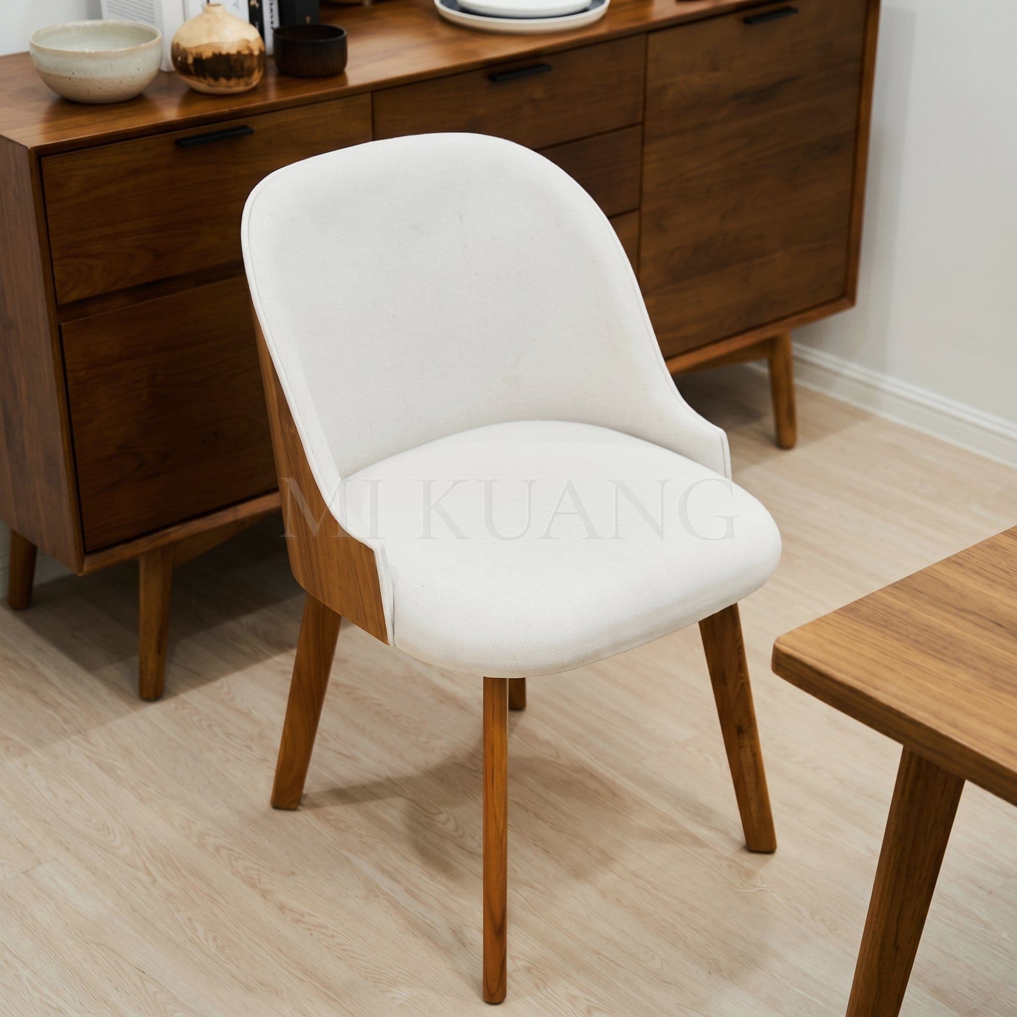 TRUVA Teak Dining Chair (Customizable) view 3