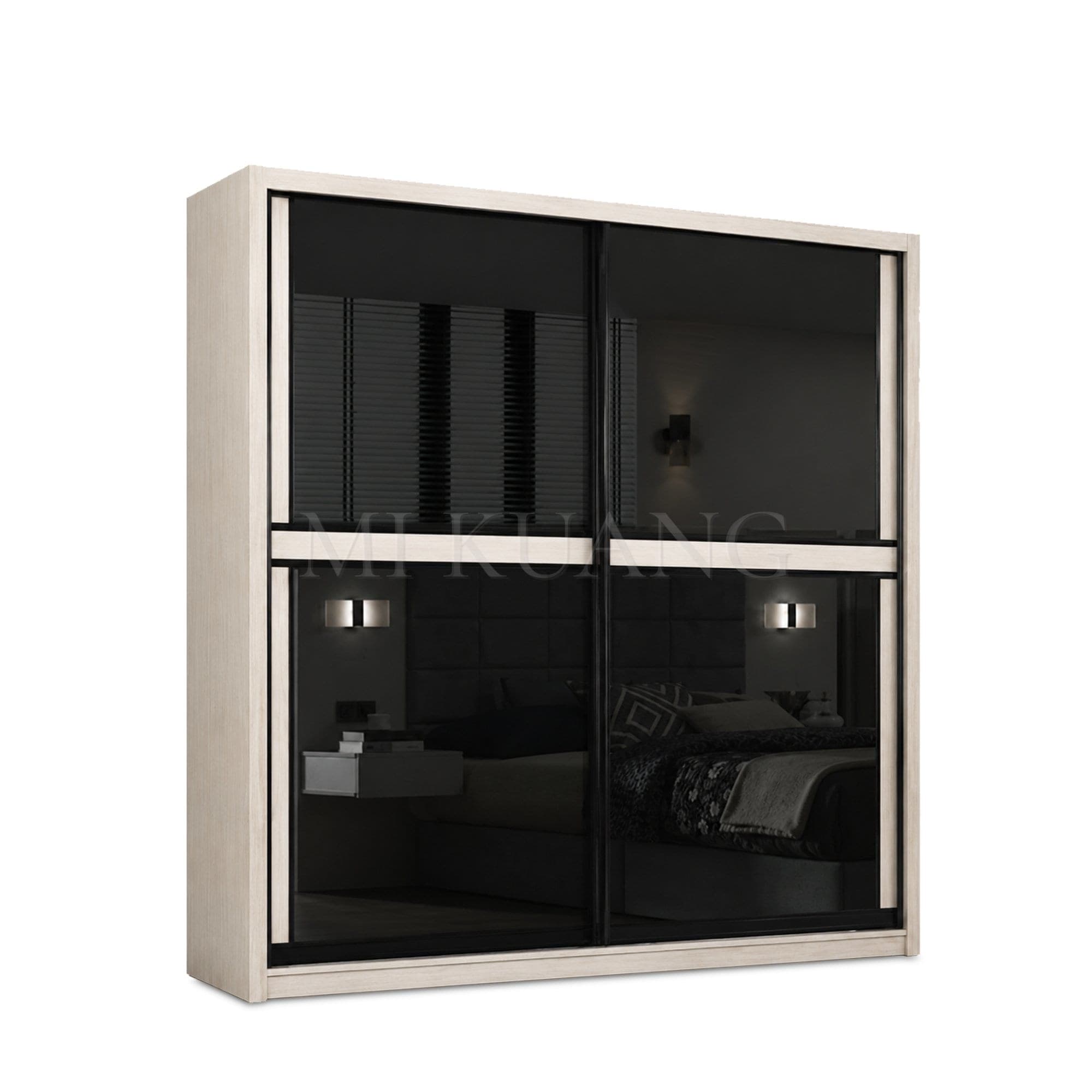 YM 8844 Sliding Door Wardrobe