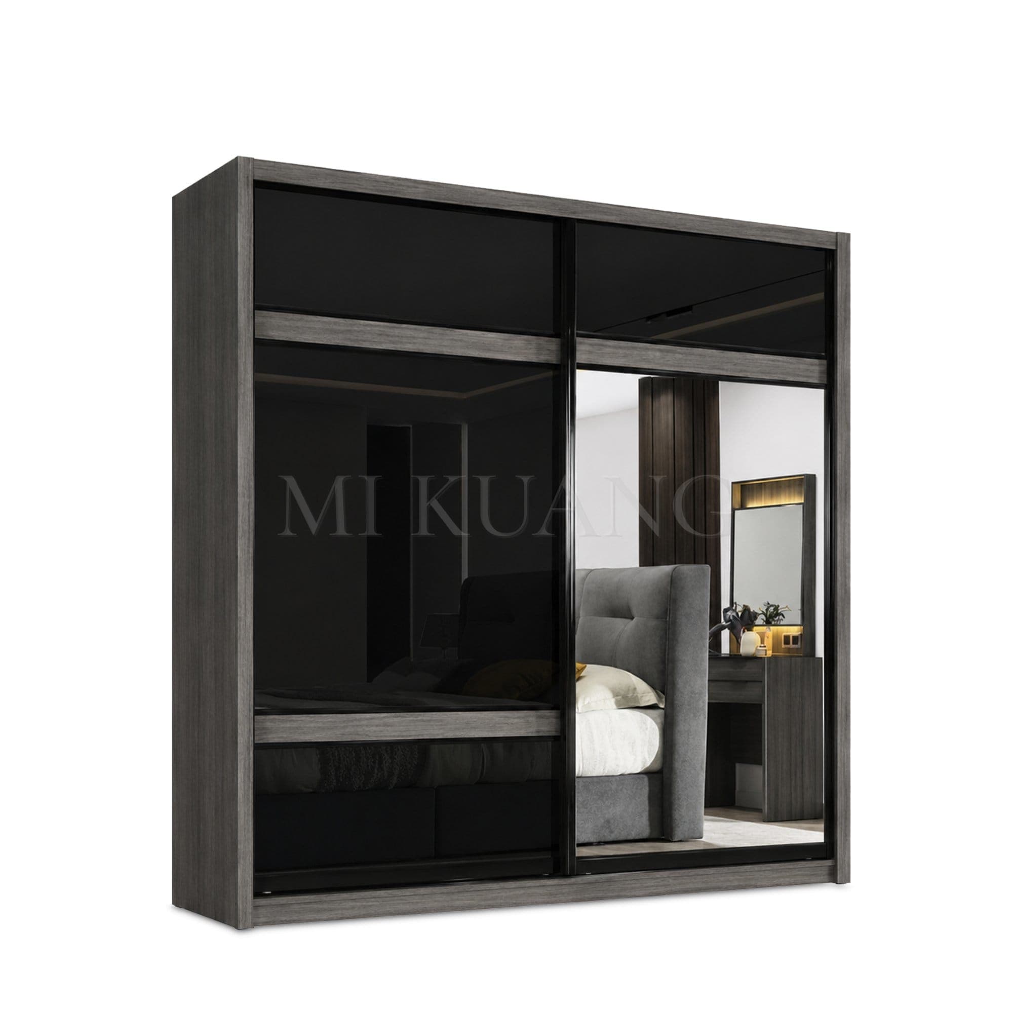YM 8845 Sliding Door Wardrobe