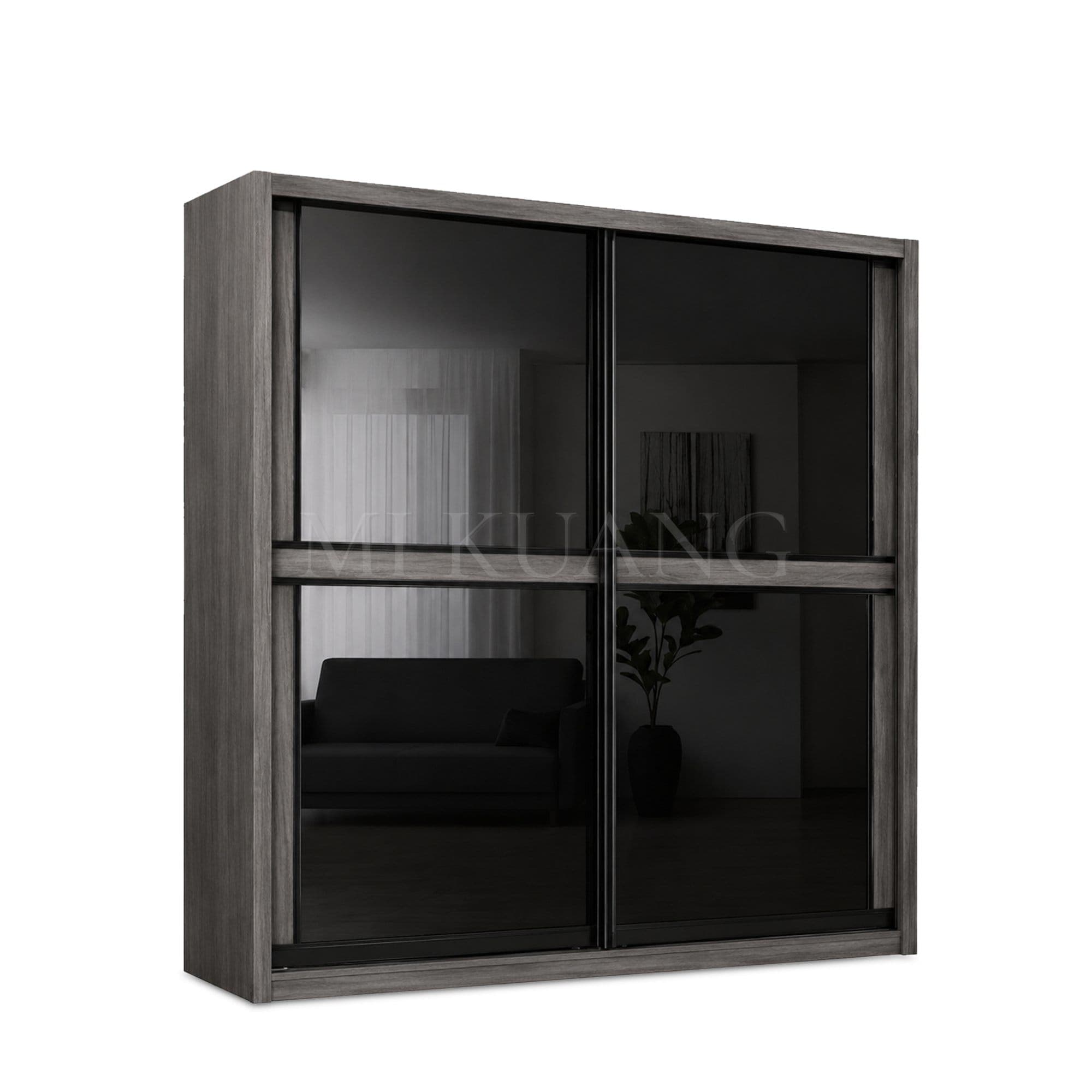 YM 8854 Sliding Door Wardrobe