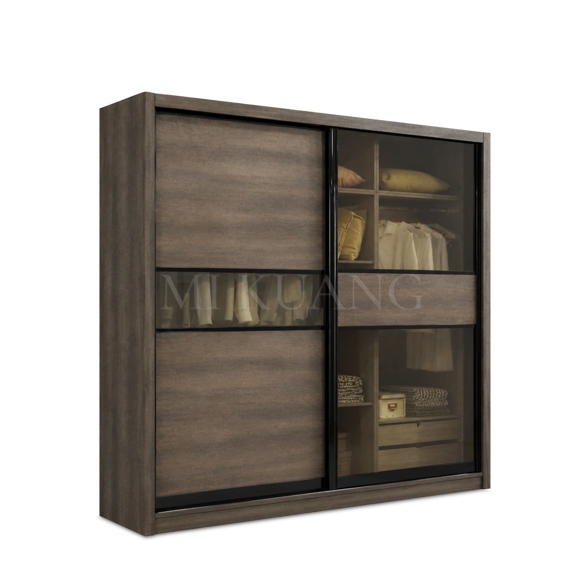 YM 8866 Sliding Door Wardrobe