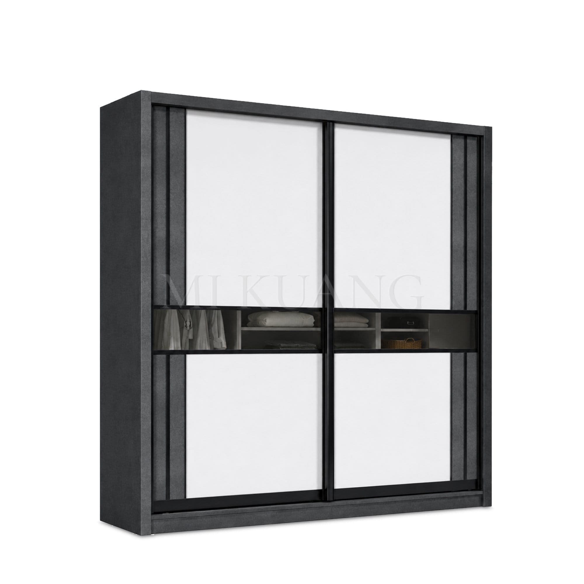 YM 8871 Sliding Door Wardrobe