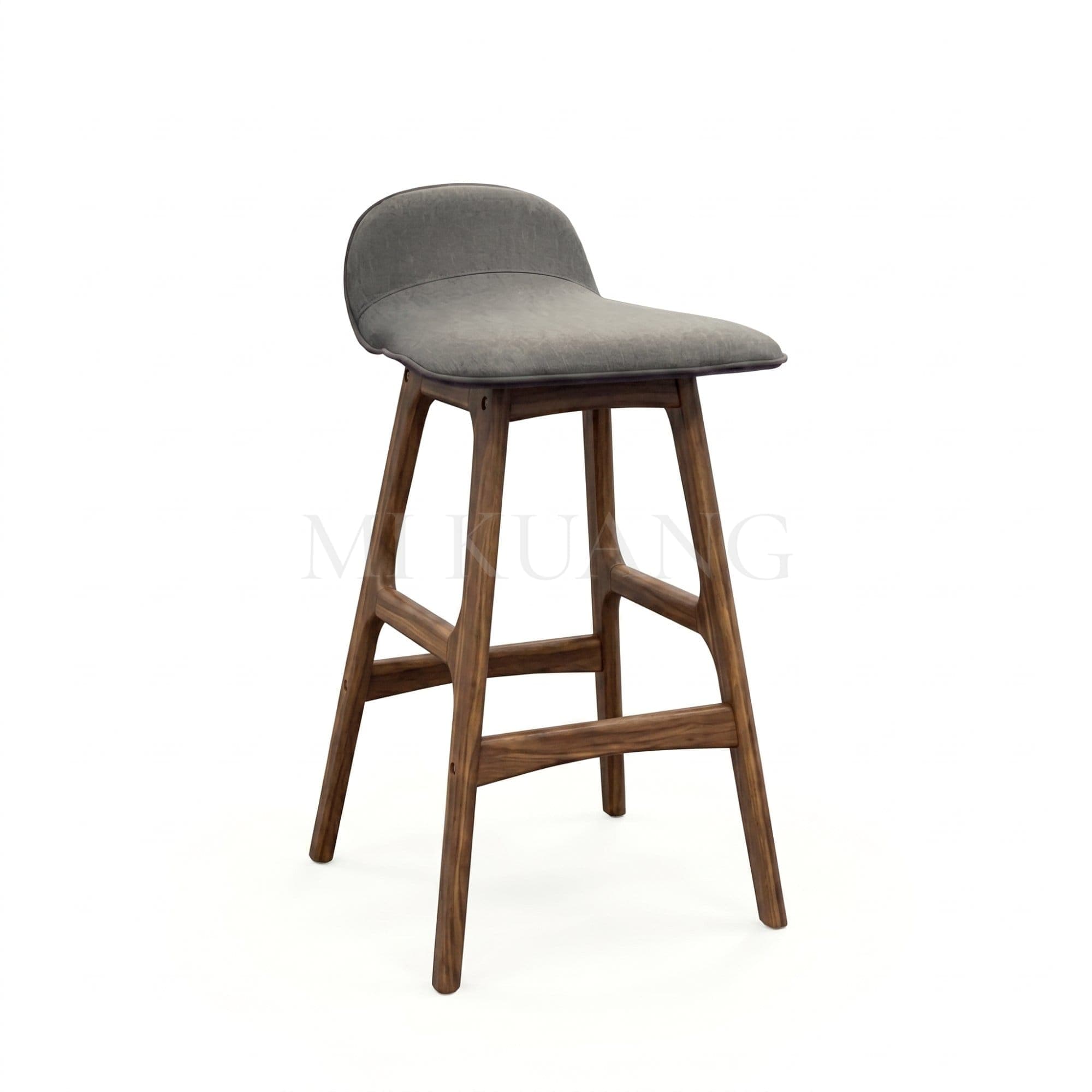 ROYCE (Walnut) Bar Chair
