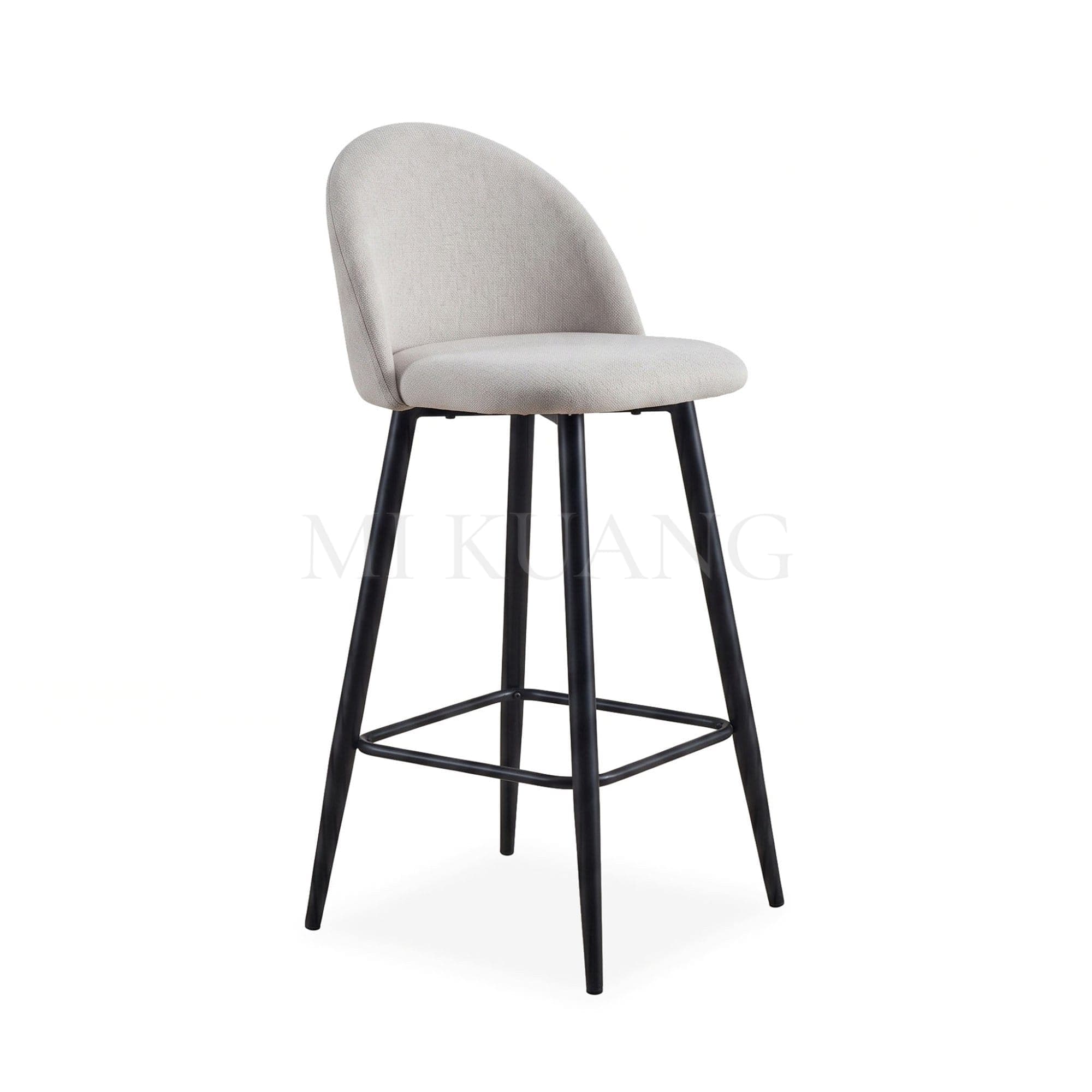 MANSON (Light Grey) Bar Chair view 1