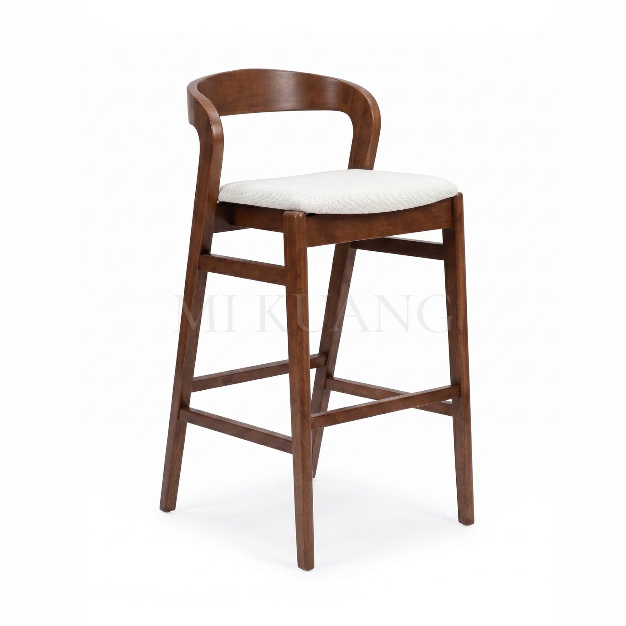 RUBY (Medium Brown) Bar Chair view 1