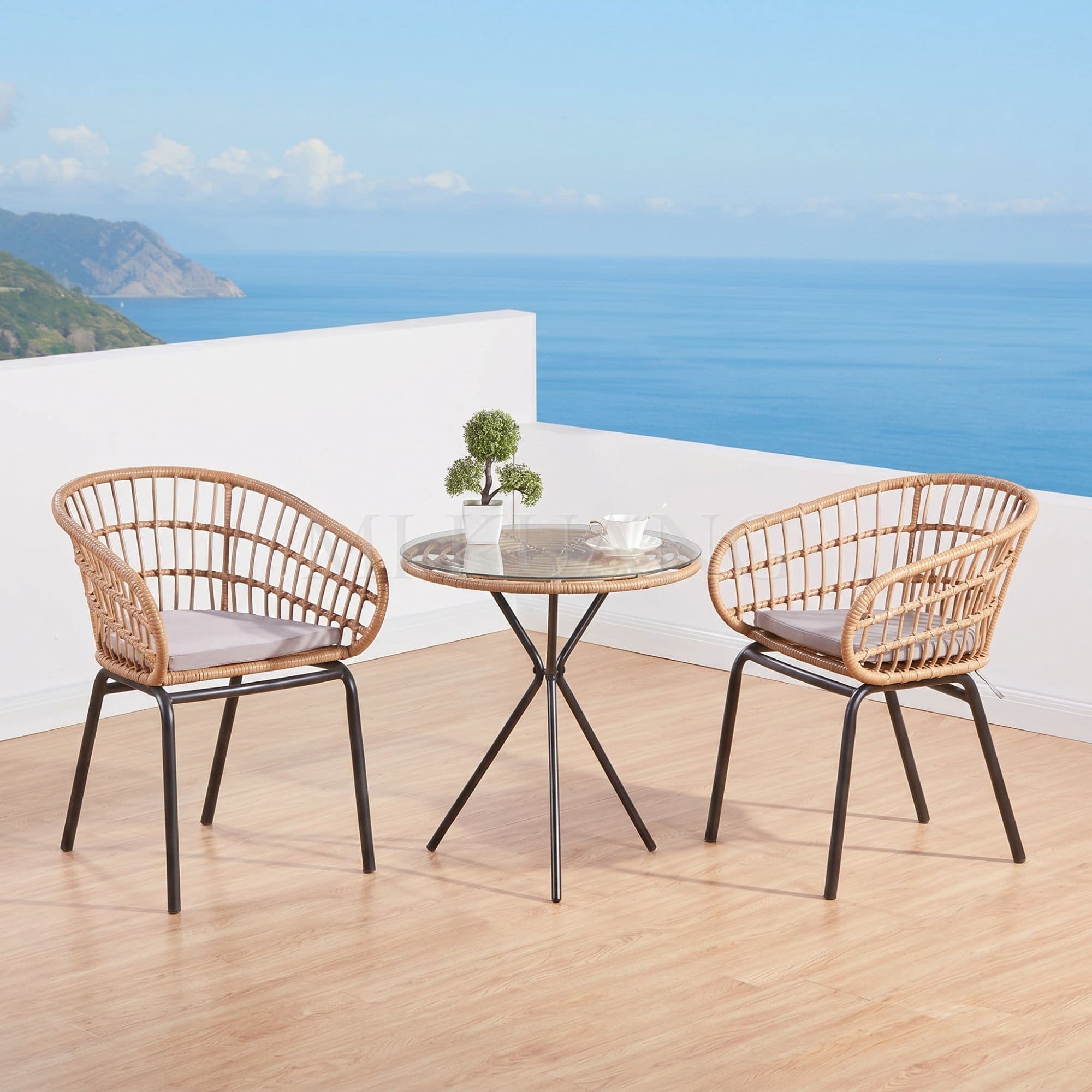 MELORA Outdoor Lounge Set 1+2