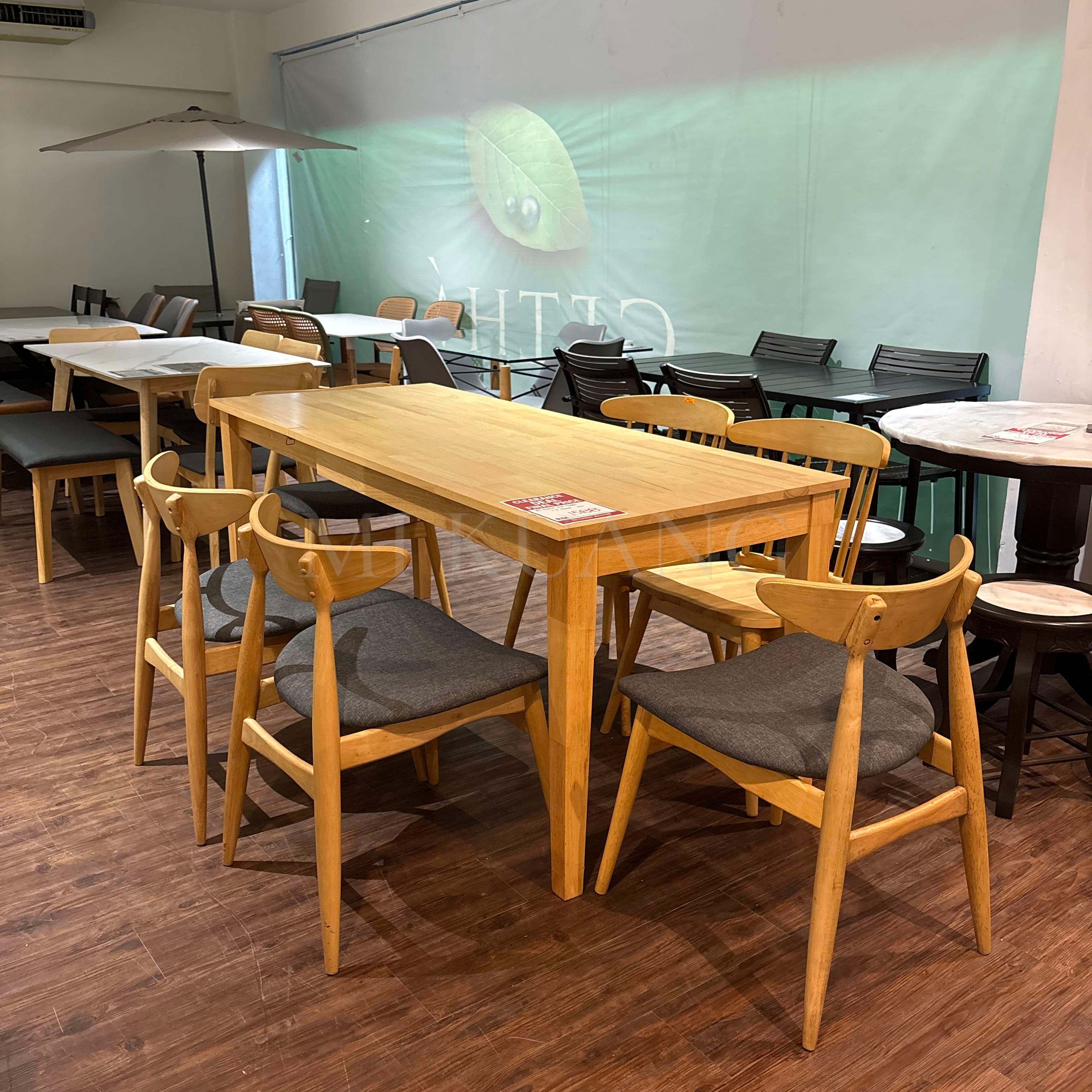 Oslo Extendable Dining Table + 6 Chairs