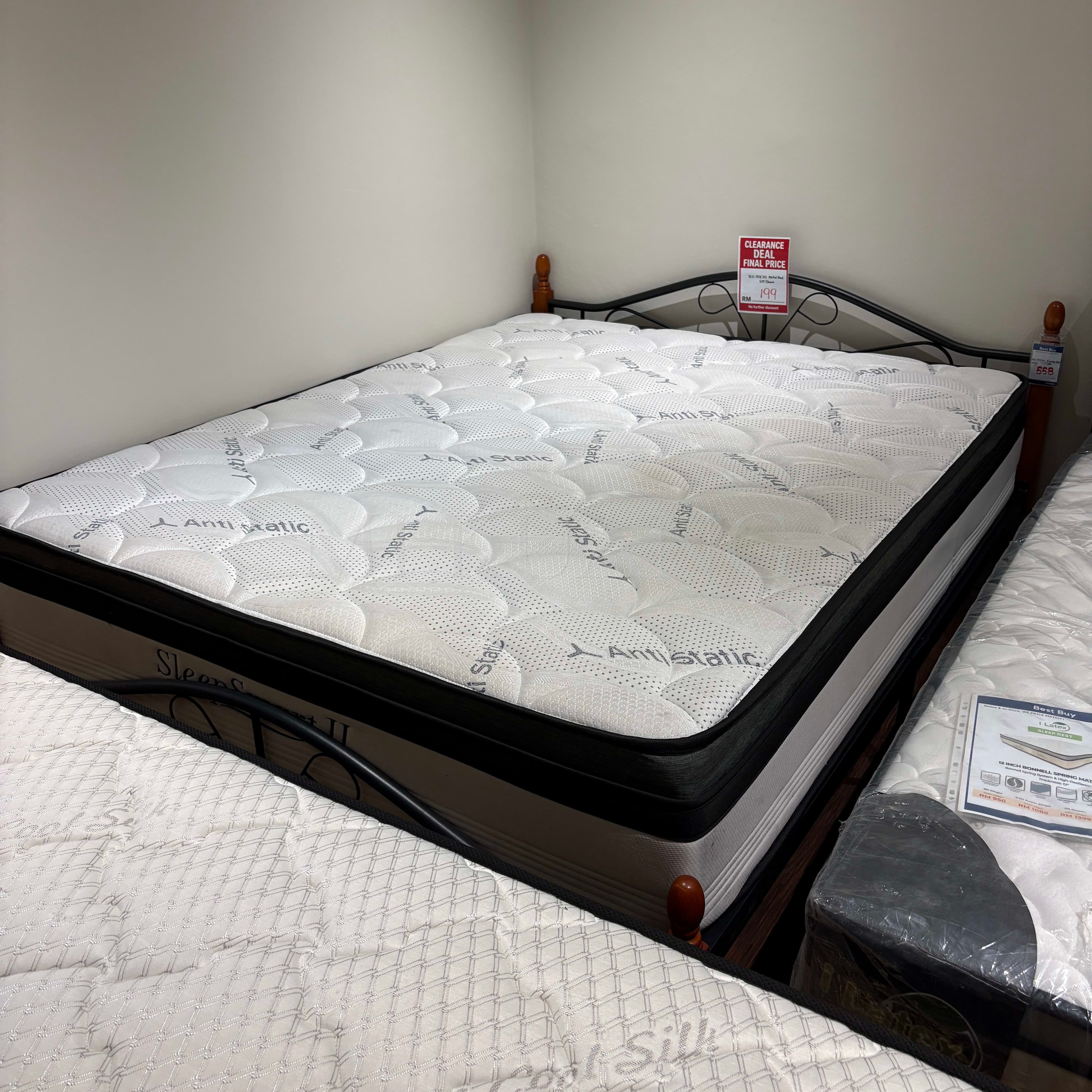 NHL Sleep Smart II 12" Bonnell Spring Mattress — 5FT Queen