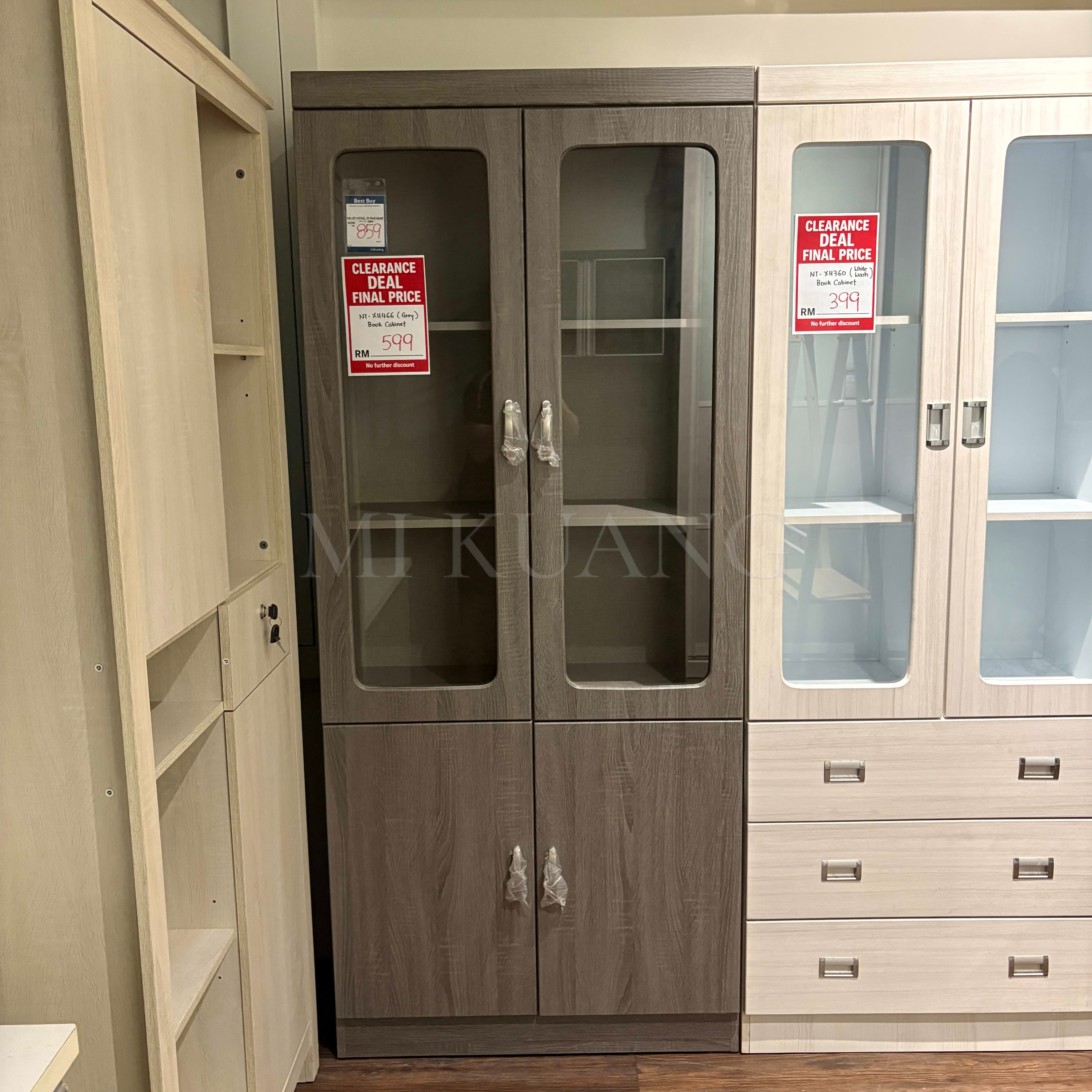 NT-XH466 Book Cabinet (Grey)