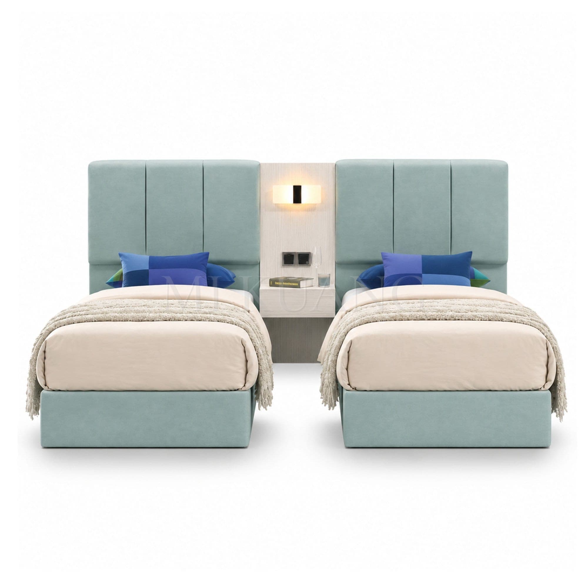 YM-010 Bedframe (with Bedside Panel) view 1