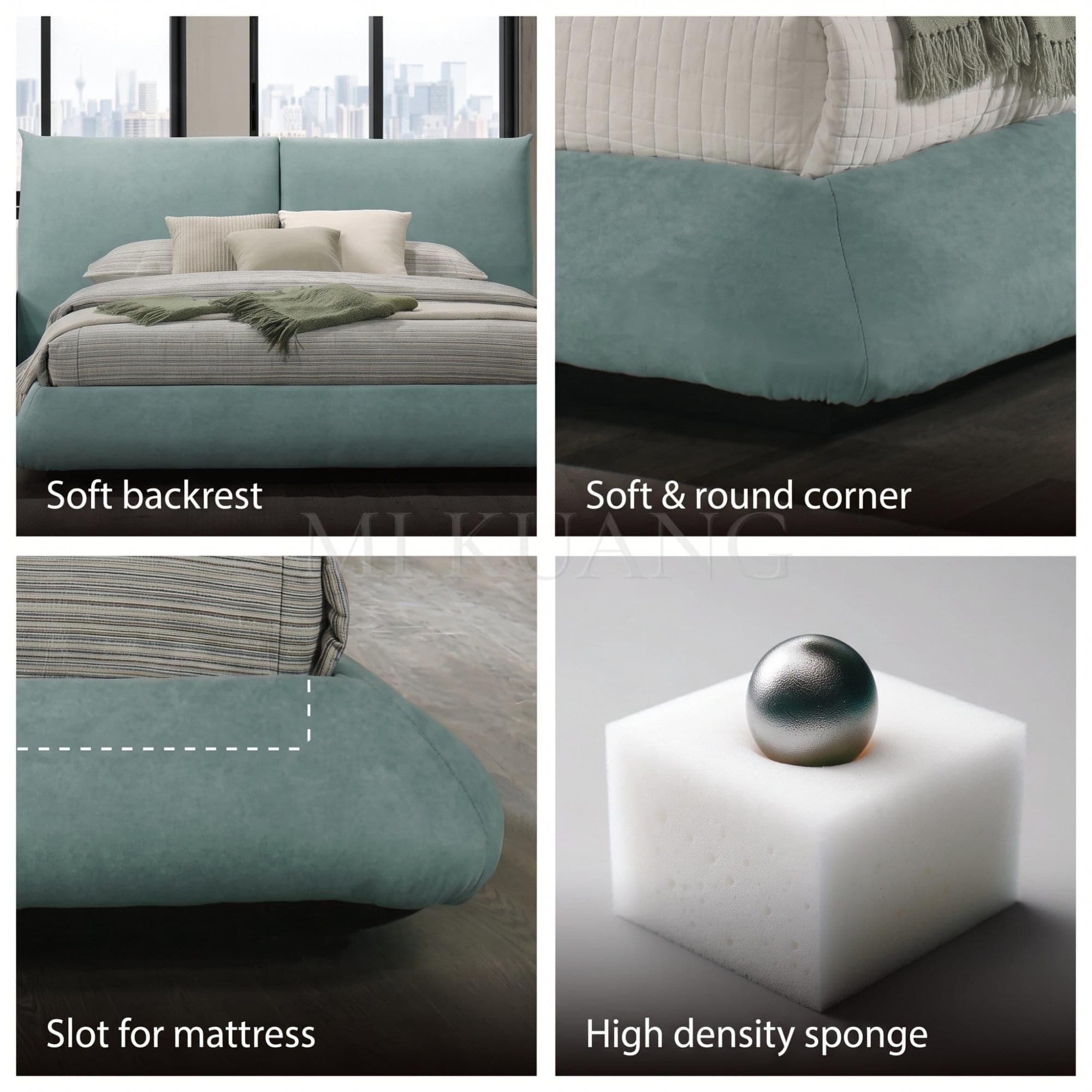 YM-302 Bedframe view 2