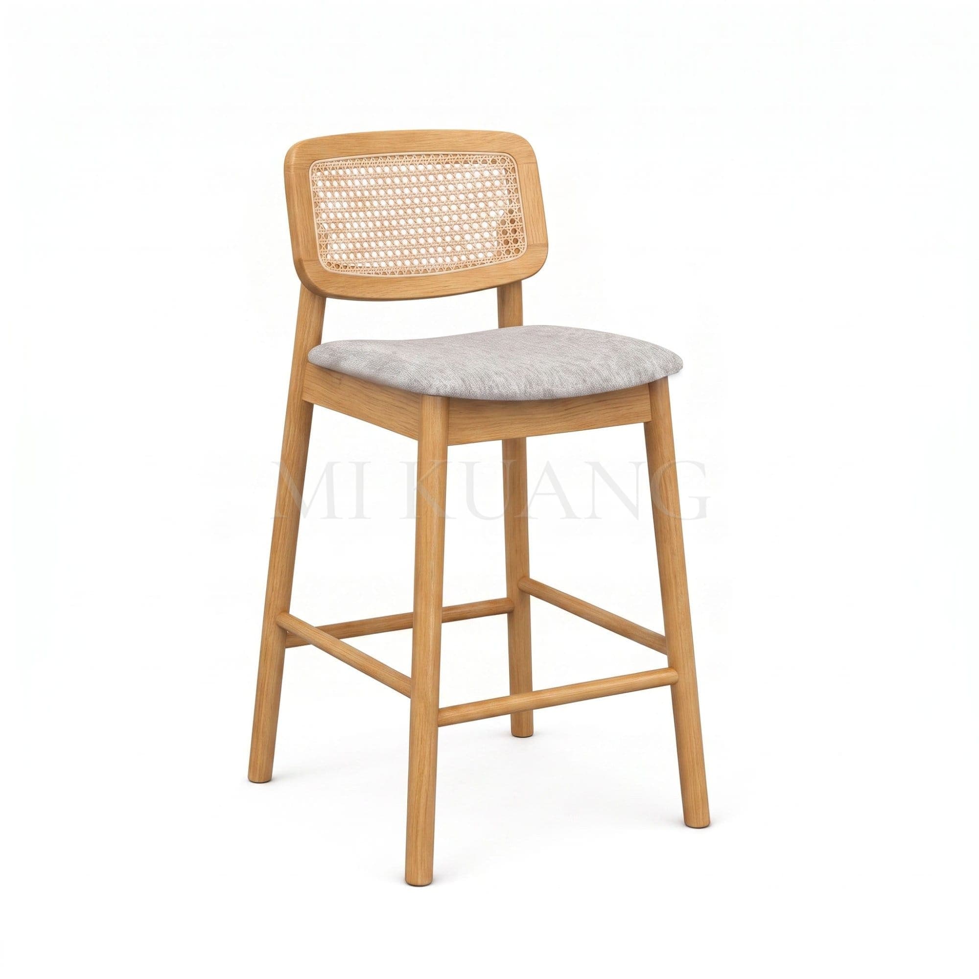 DOVELLE-Muji (Light Grey) Island Chair