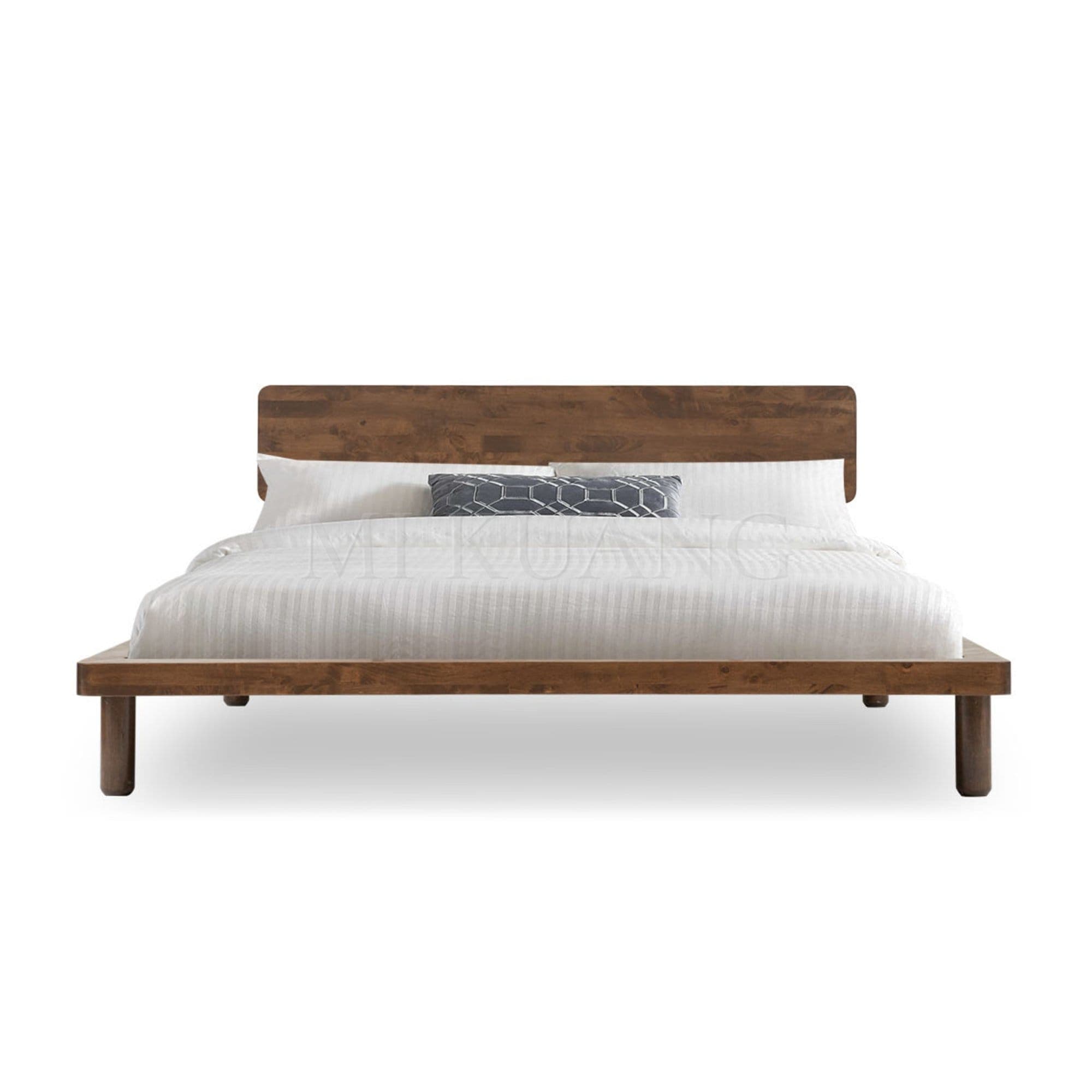 MUJI (Walnut) Bedframe (Queen/King) view 2