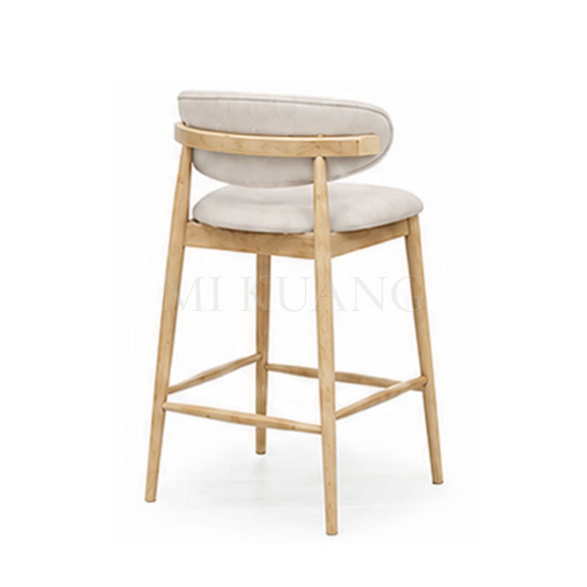 ALPHARD (Natural) Bar Chair (SH29") view 2