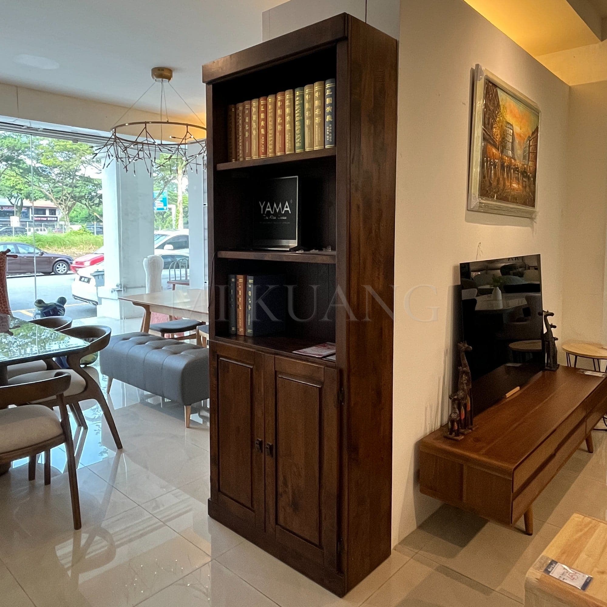 ELK-1977 Solid Wood Book Cabinet