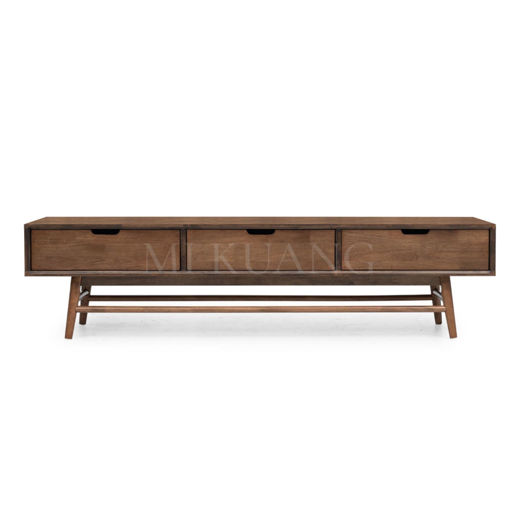 ORLANDO-II (Walnut) 6ft TV Cabinet view 2