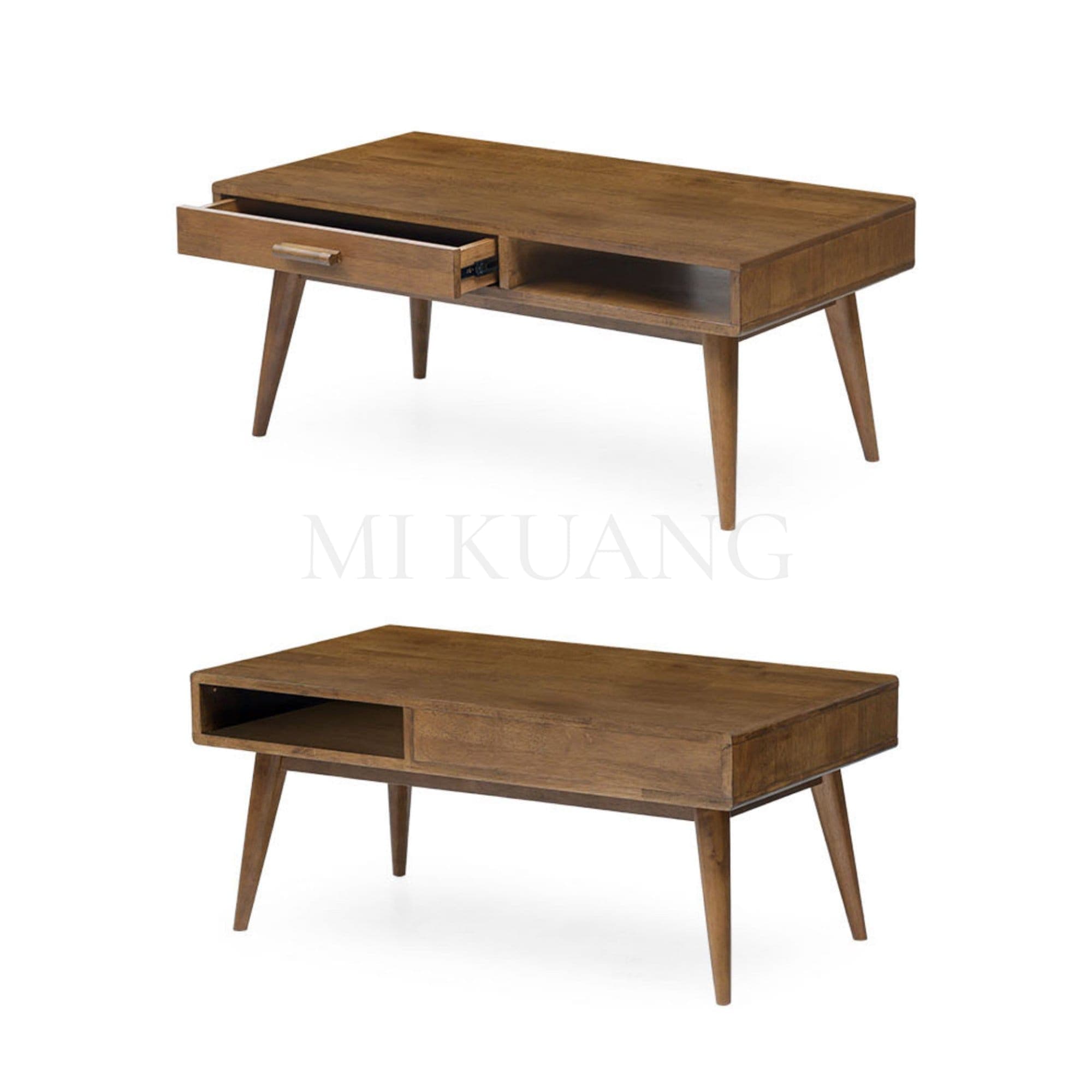 HOLLYWOOD (Walnut) (41"x22") Coffee Table view 3