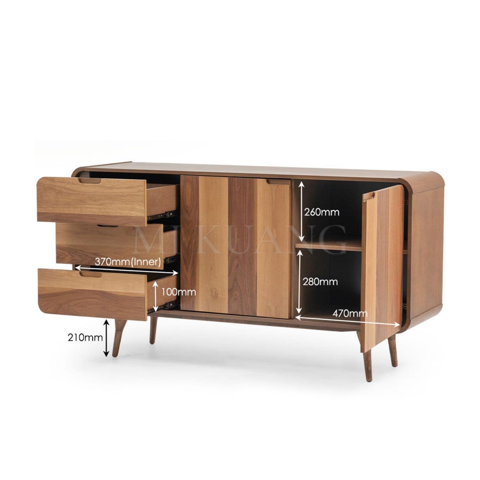 DUNDEE 5ft Sideboard view 2