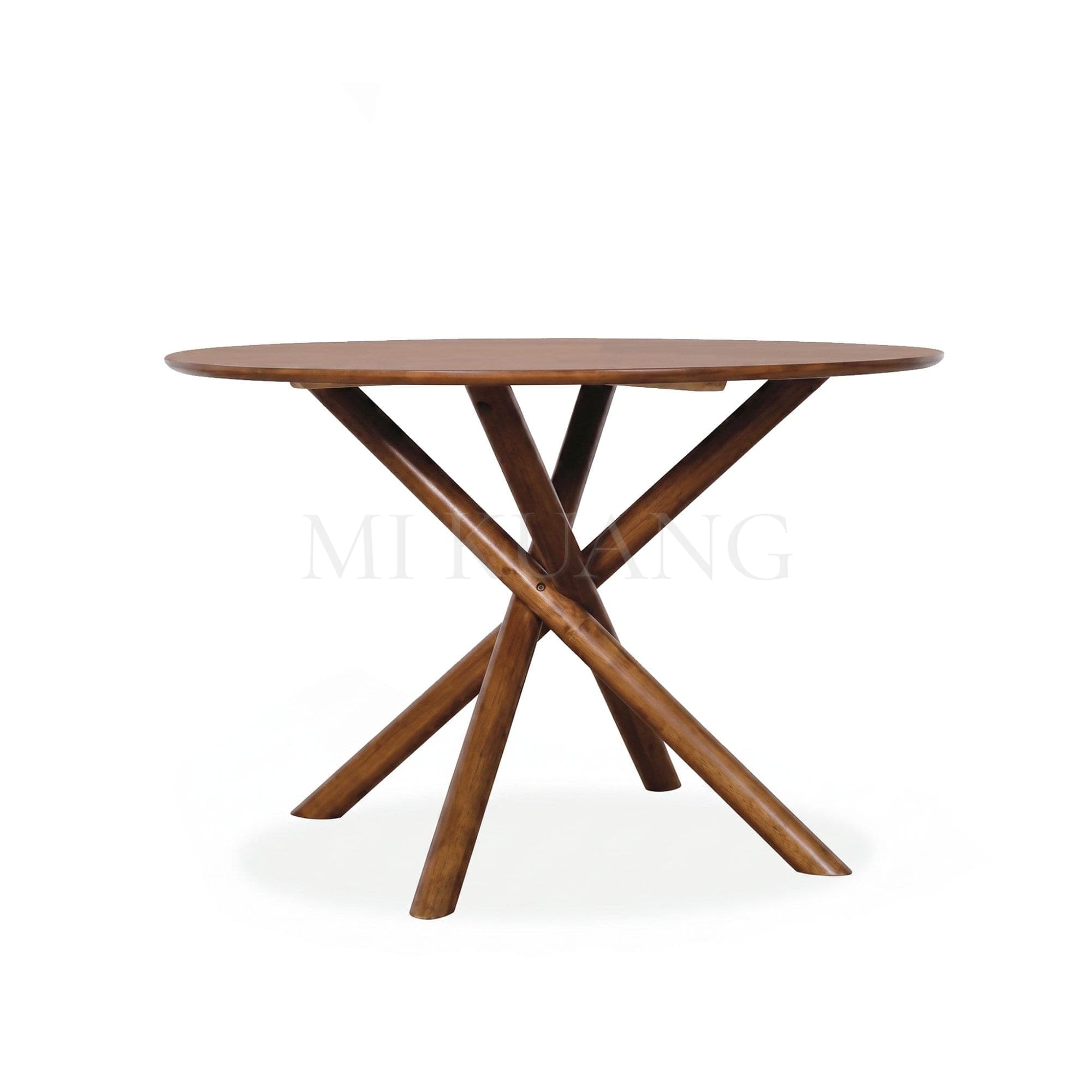 RUBY Round (Medium Brown) Dining Table