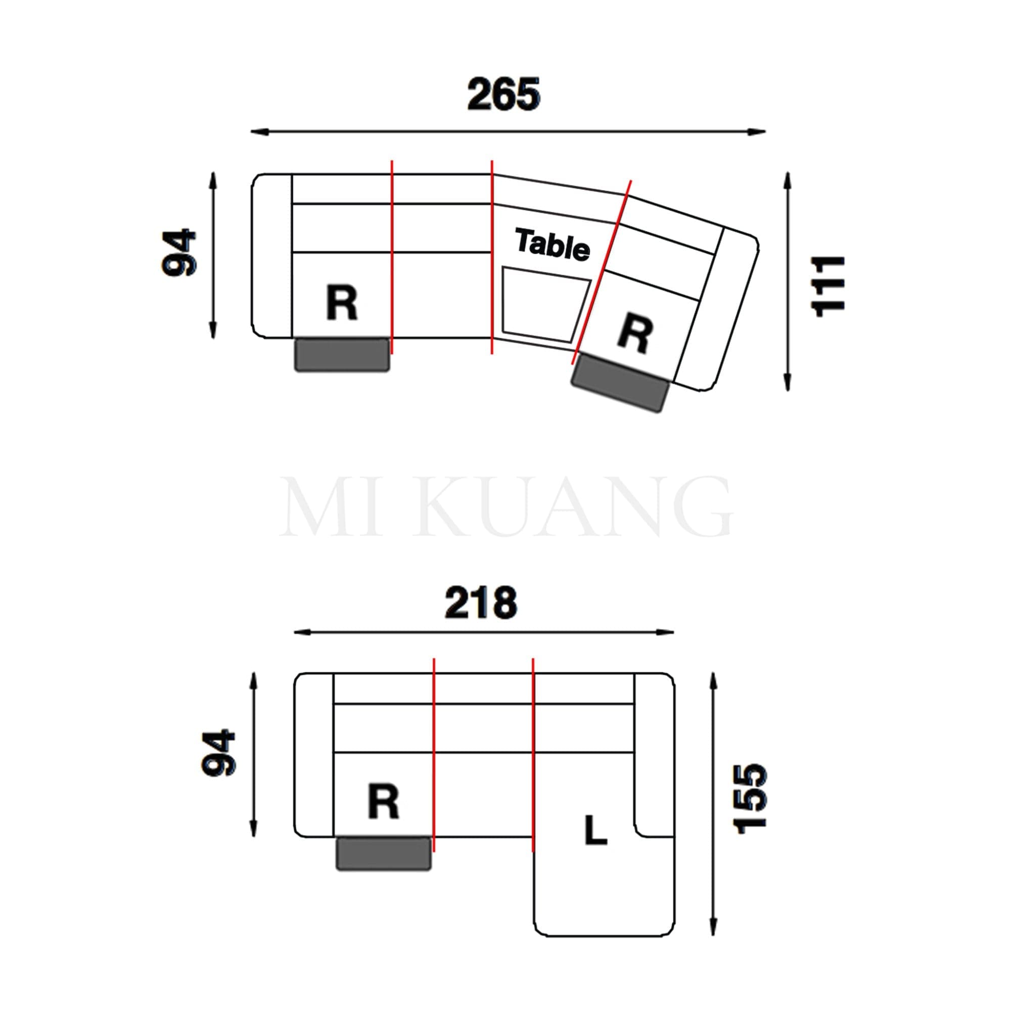 FERONA L-Shape Sofa (Seat 60cm) alternate view