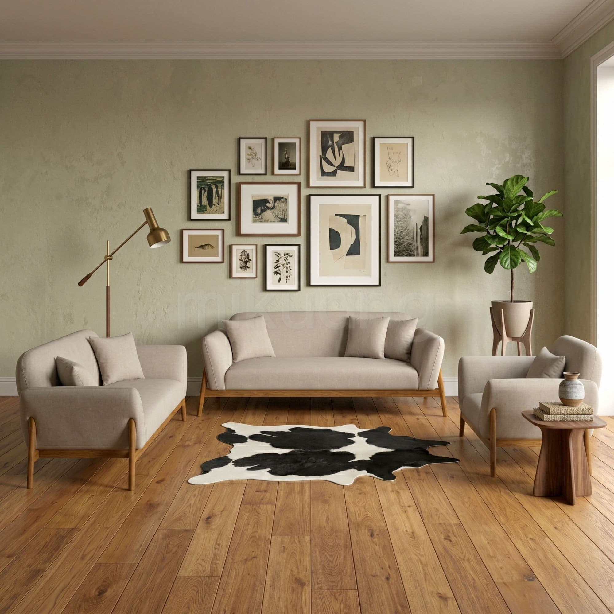 CASTELL Teak Sofa alternate view