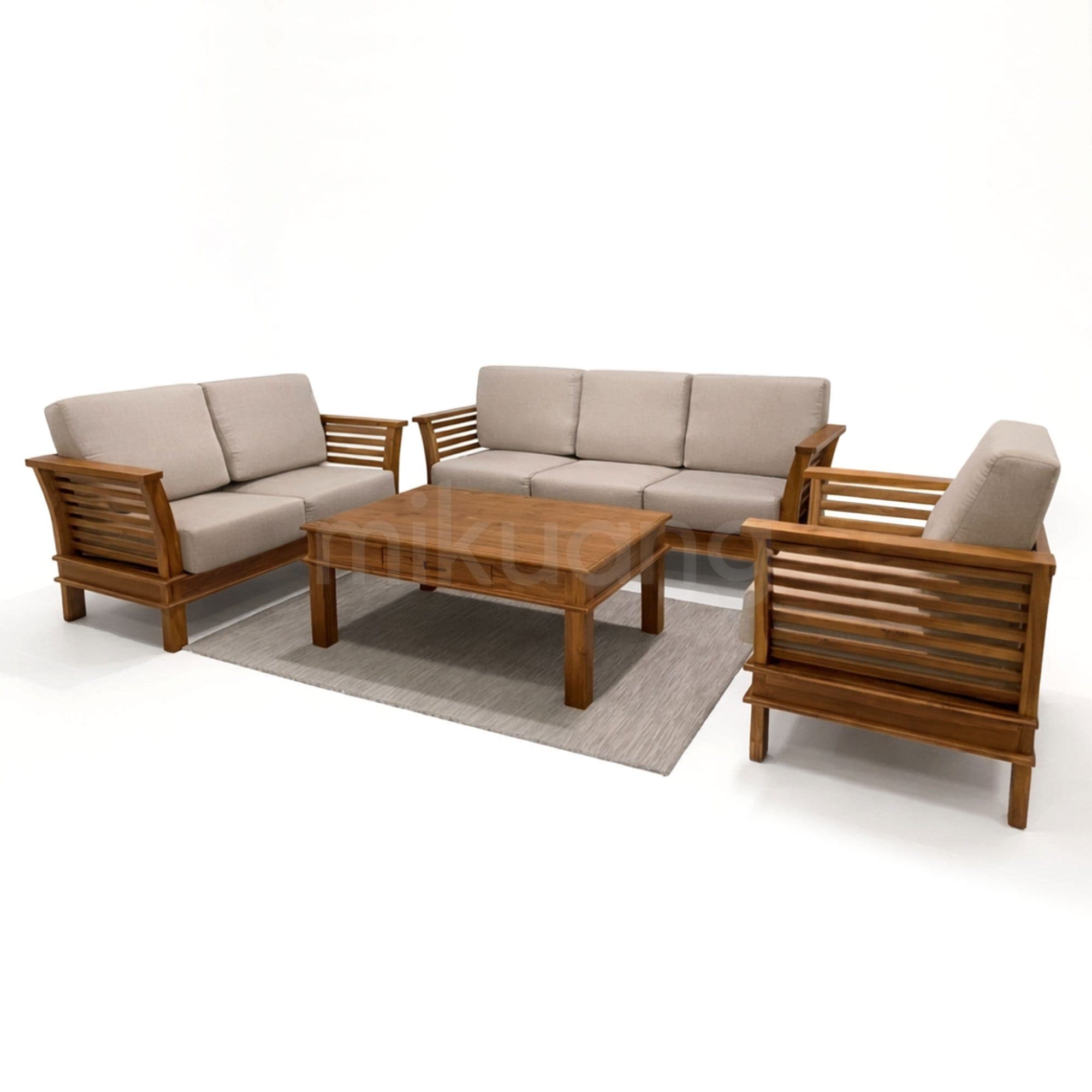 KARINA Teak Wood Sofa Set