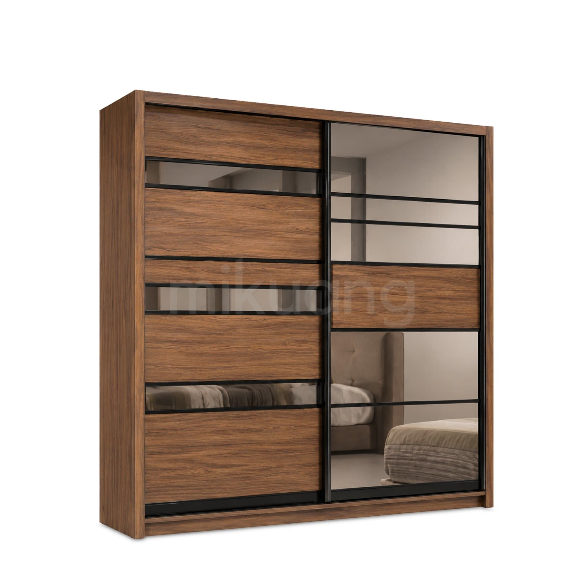 YM 8843 Sliding Door Wardrobe view 1