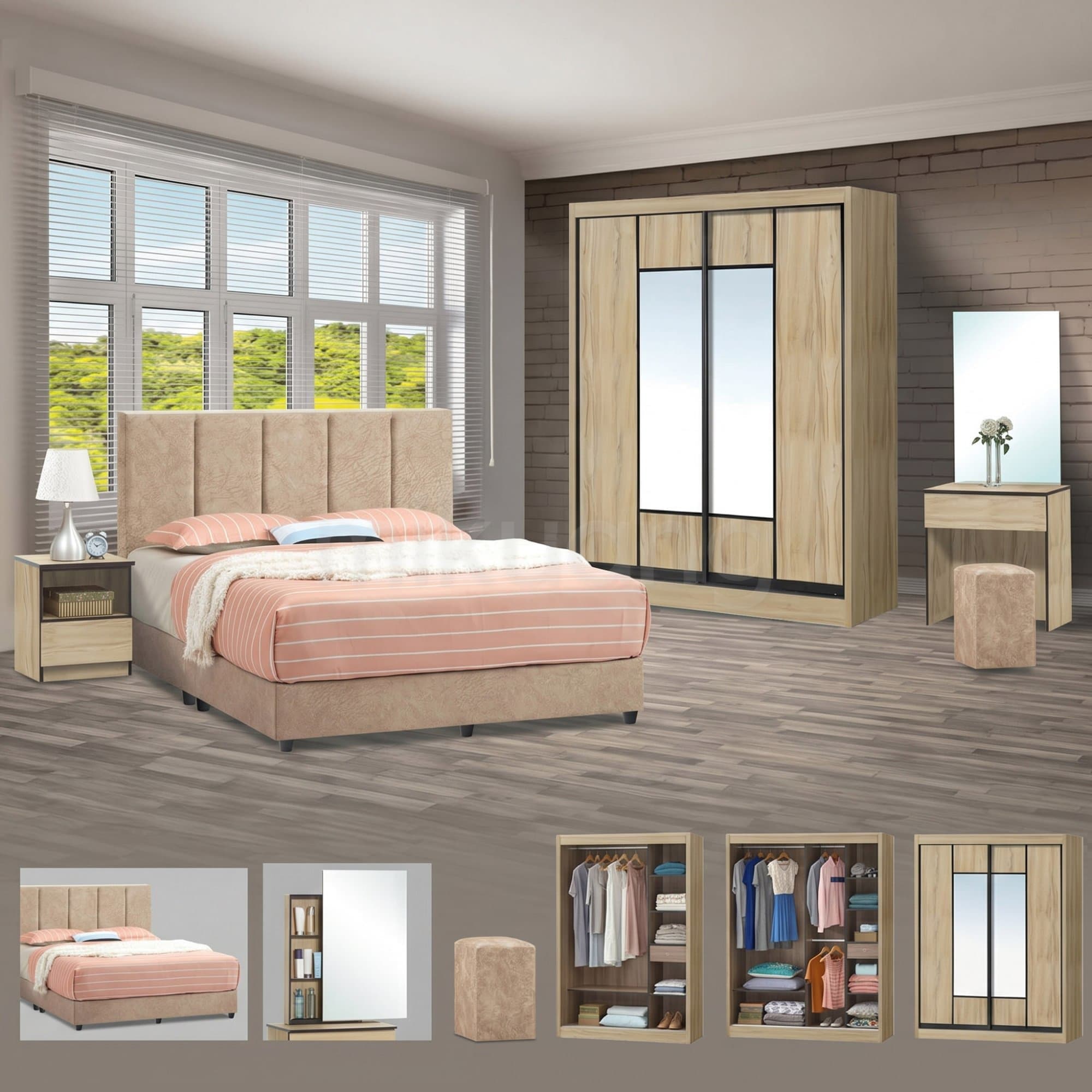 MB - MATEPRO-II Bedroom Set view 1