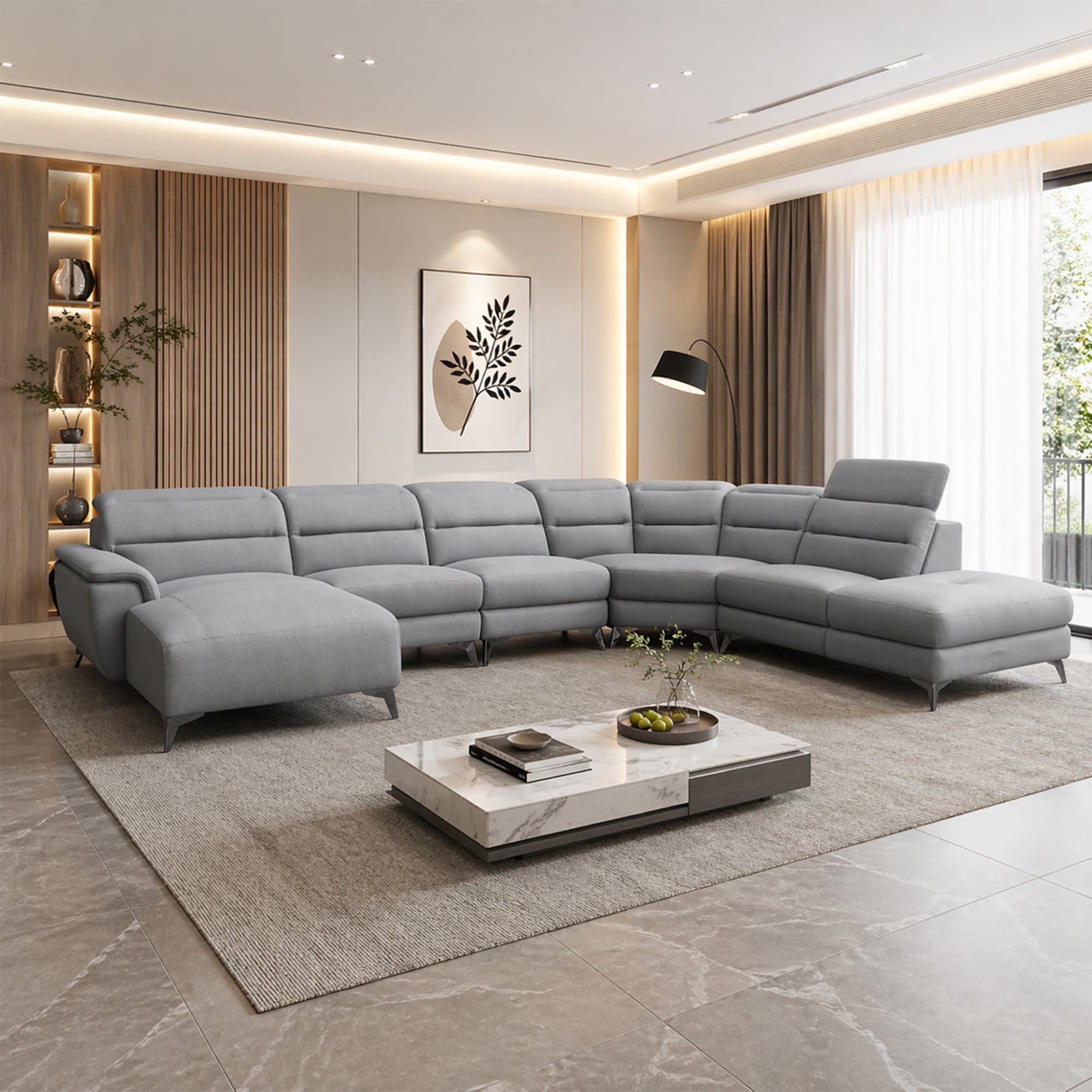 MADDEUS Sofa (Large Corner)(Seat 60cm/Seat 75cm) view 2