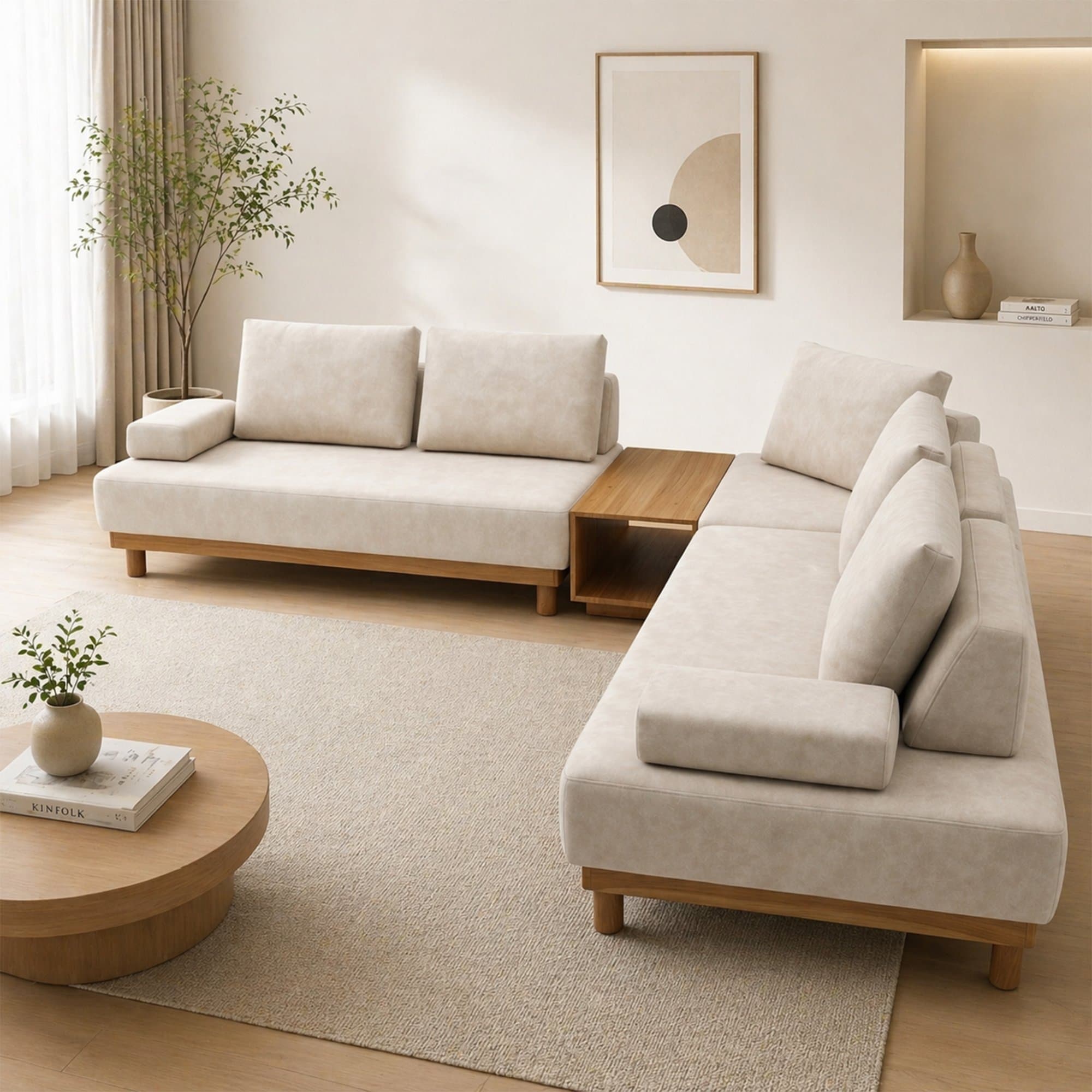 KARTER Teak Sofa alternate view