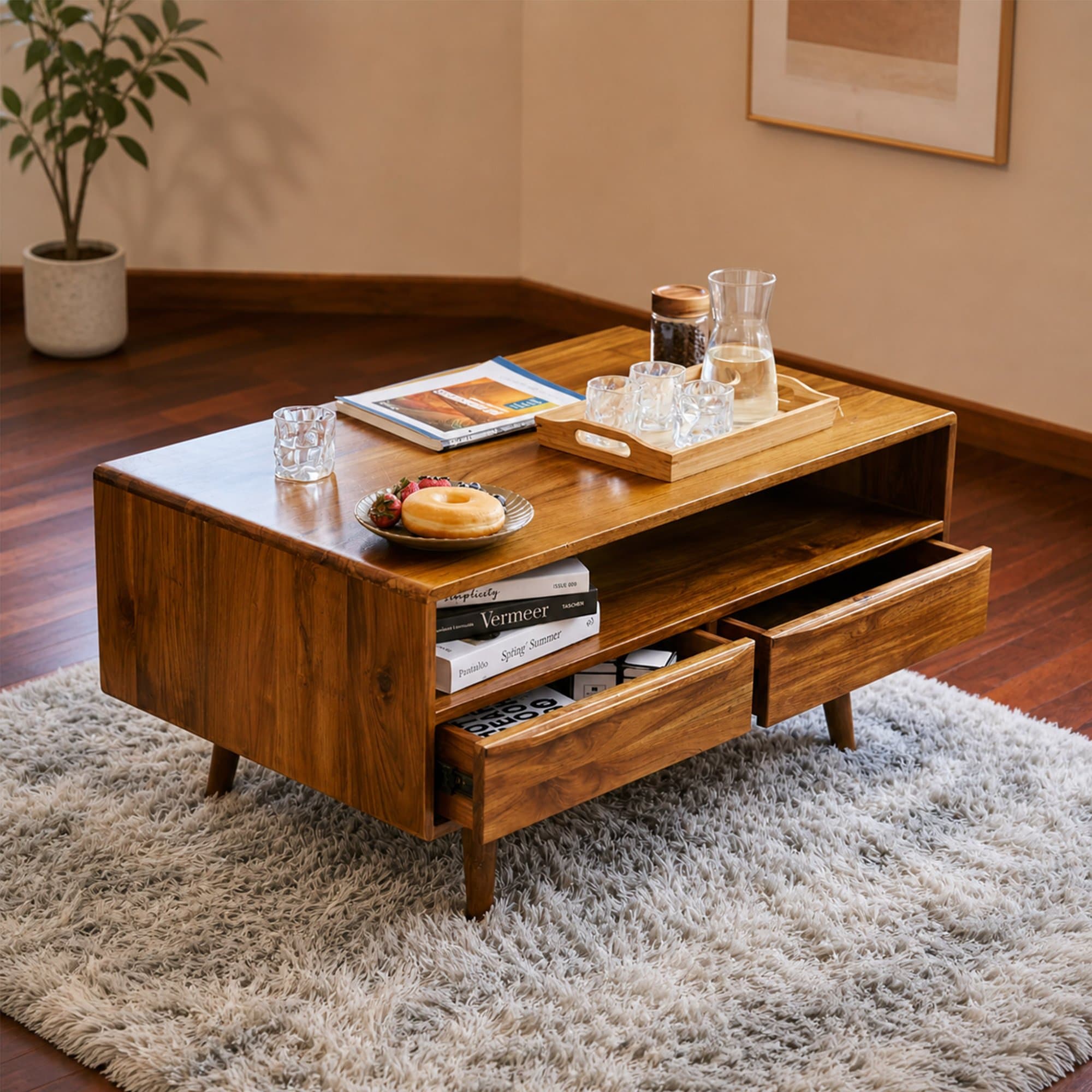 VARNORA Teak Coffee Table view 2