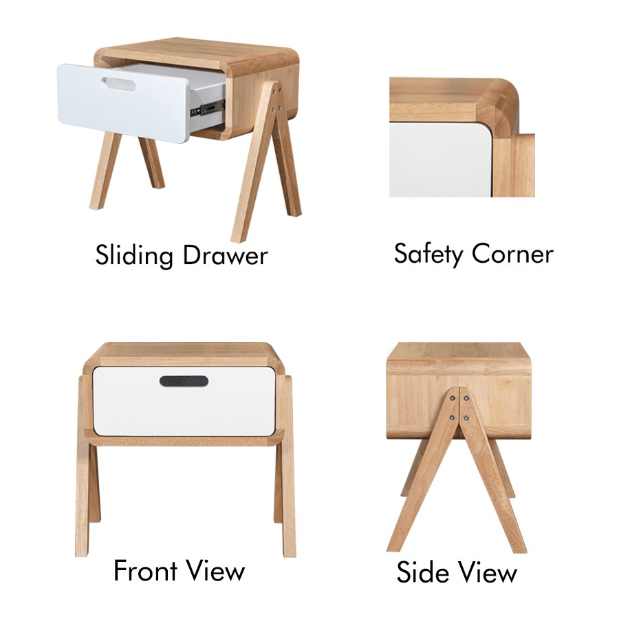 TOMAMU Side Table (Natural) view 2
