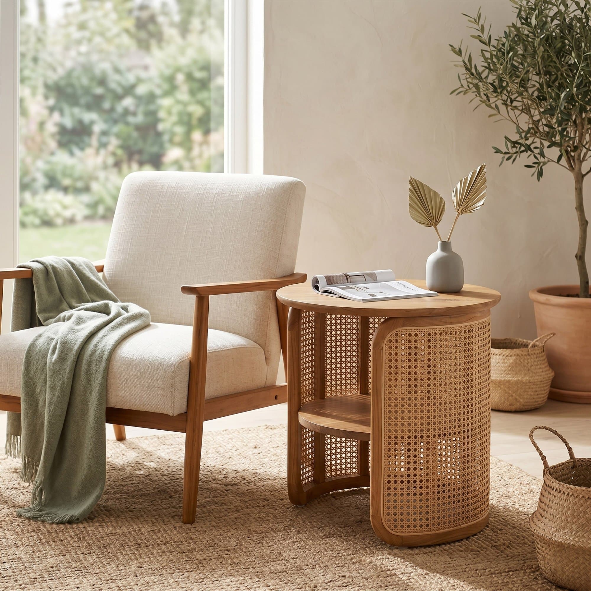 MODENA Teak Side Table view 2