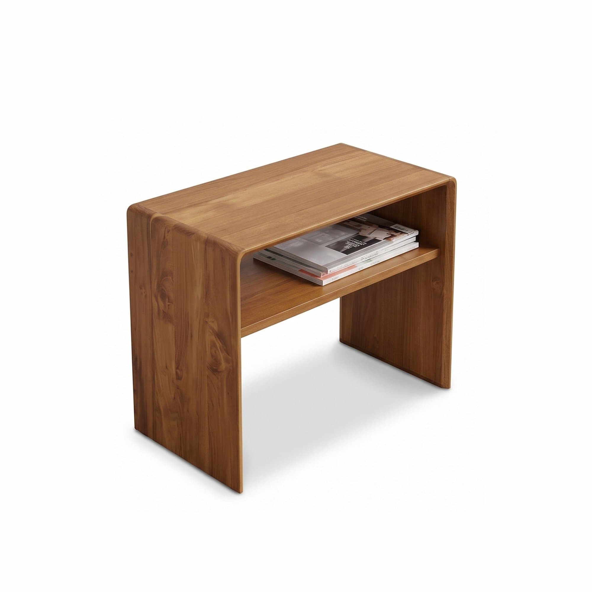 CASCADE Teak Side Table view 1