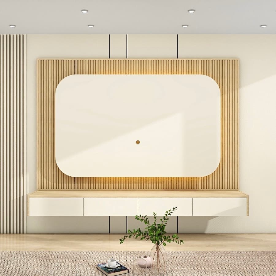 MUJI 8' TV Wall Unit view 2