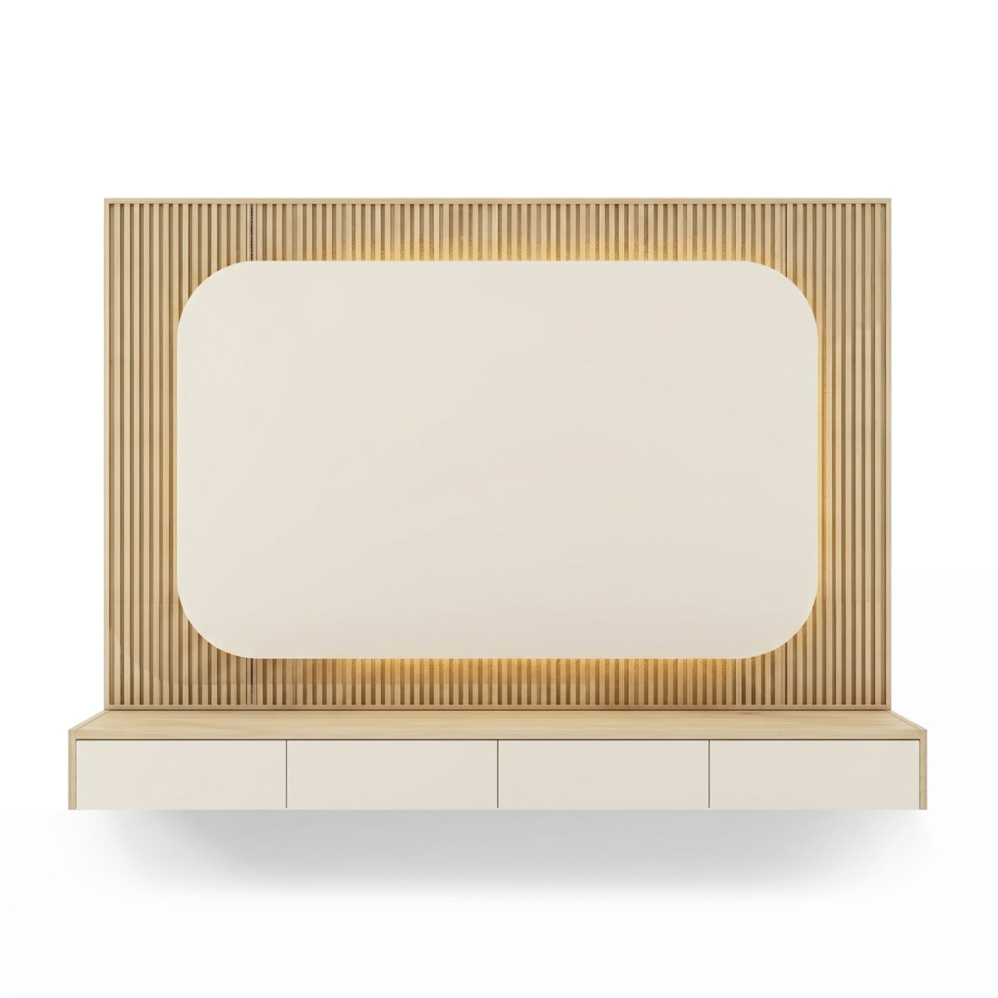 MUJI 8' TV Wall Unit