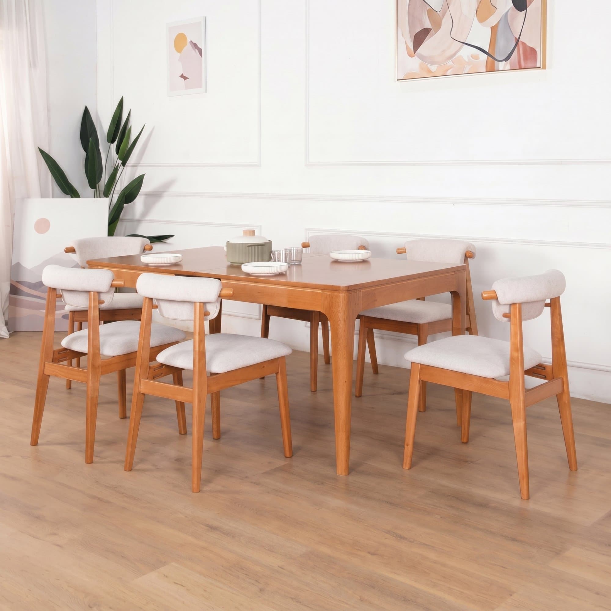 IVORY (Light Walnut) Dining Chair view 2