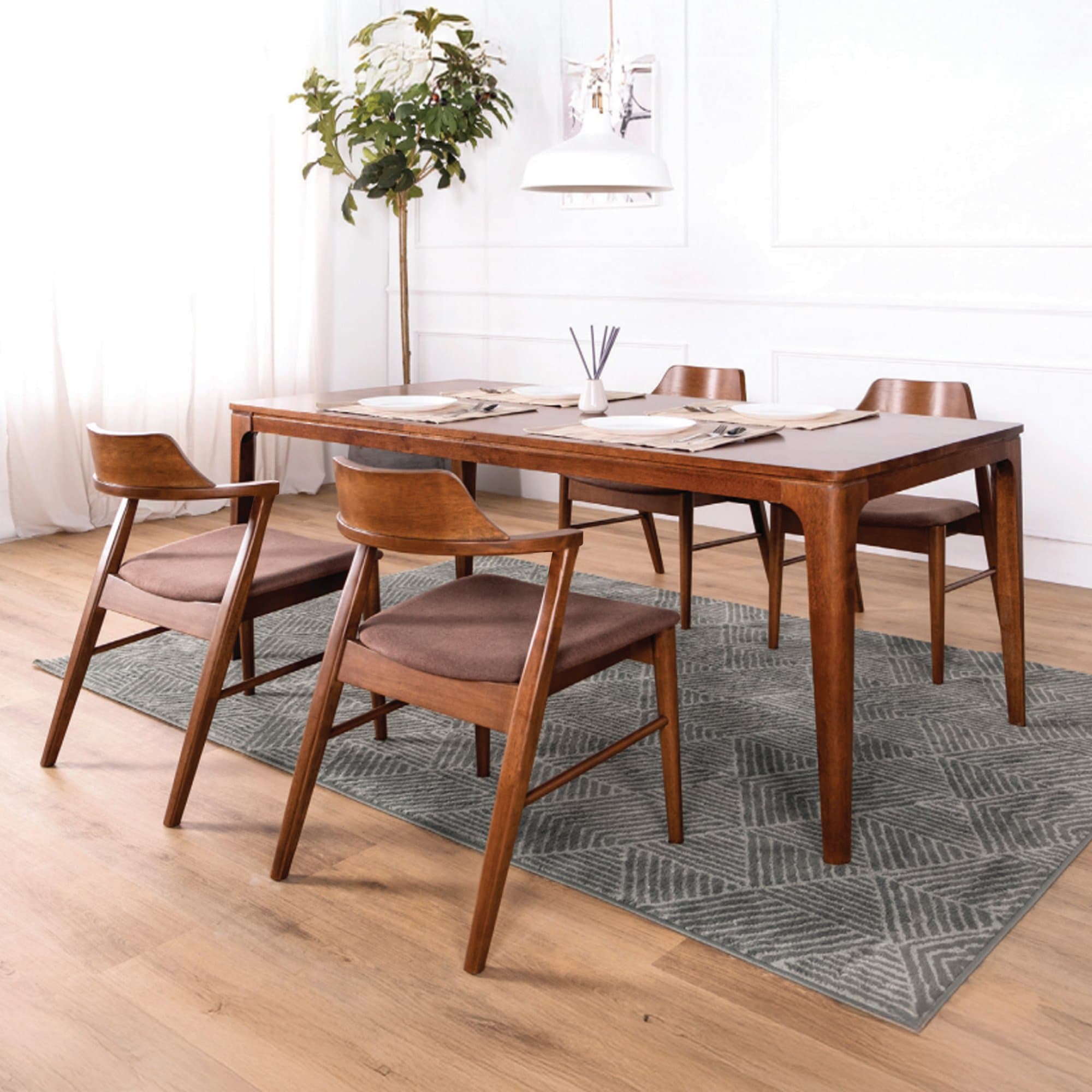 SOREN (Medium Brown) Dining Chair view 2