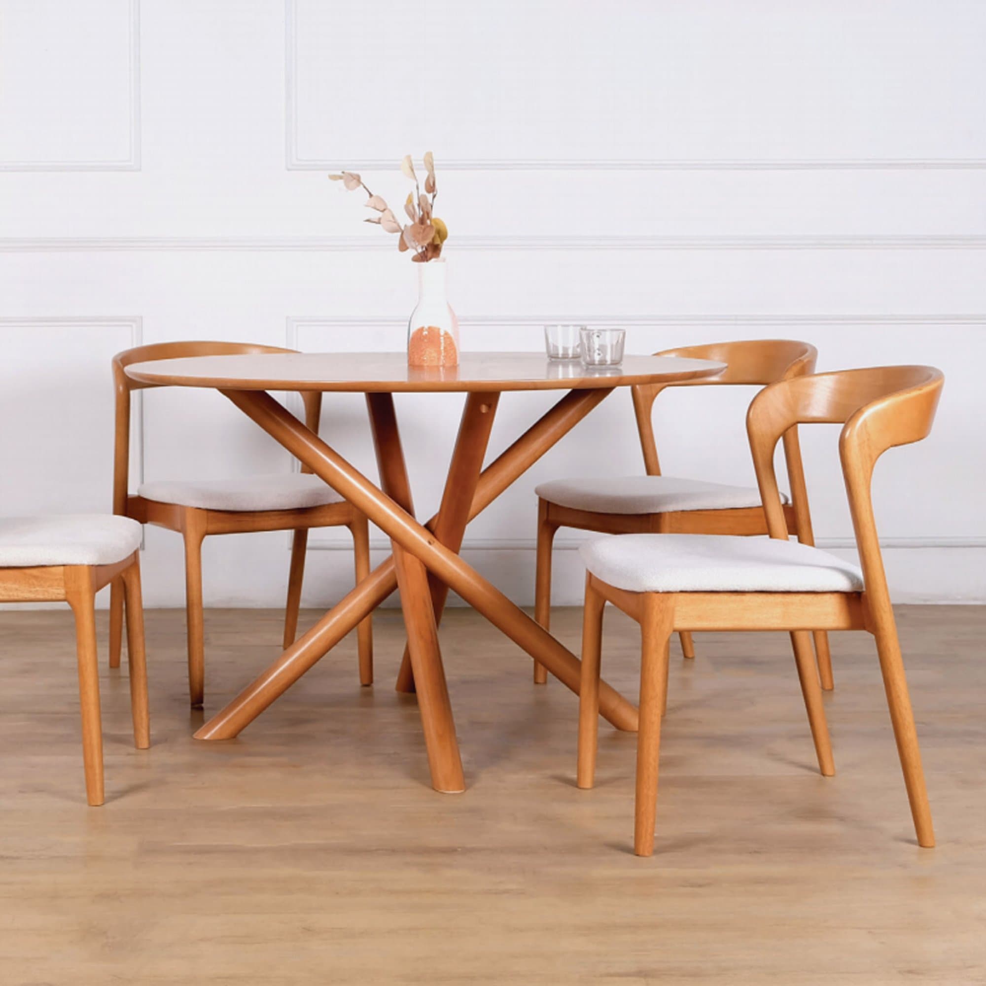 RUBY (Light Walnut) Dining Chair view 2