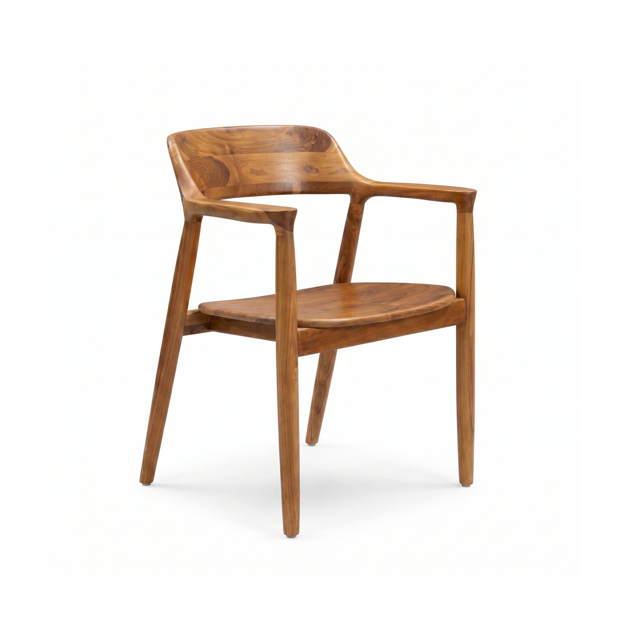 VASSEL Teak Dining Chair view 1