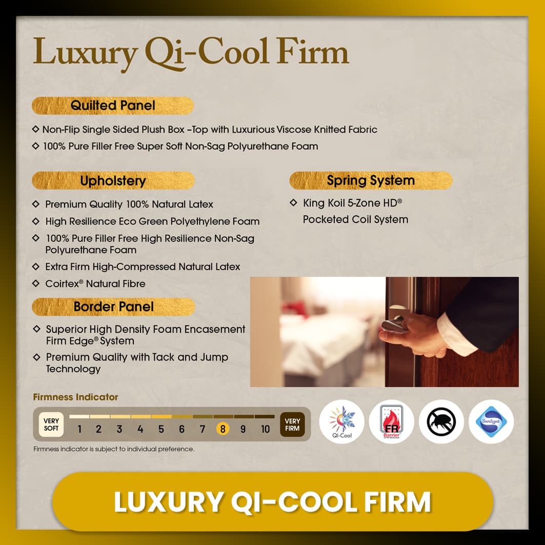 Kingkoil Hotel Collection - Luxury Qi-Cool FIRM view 3