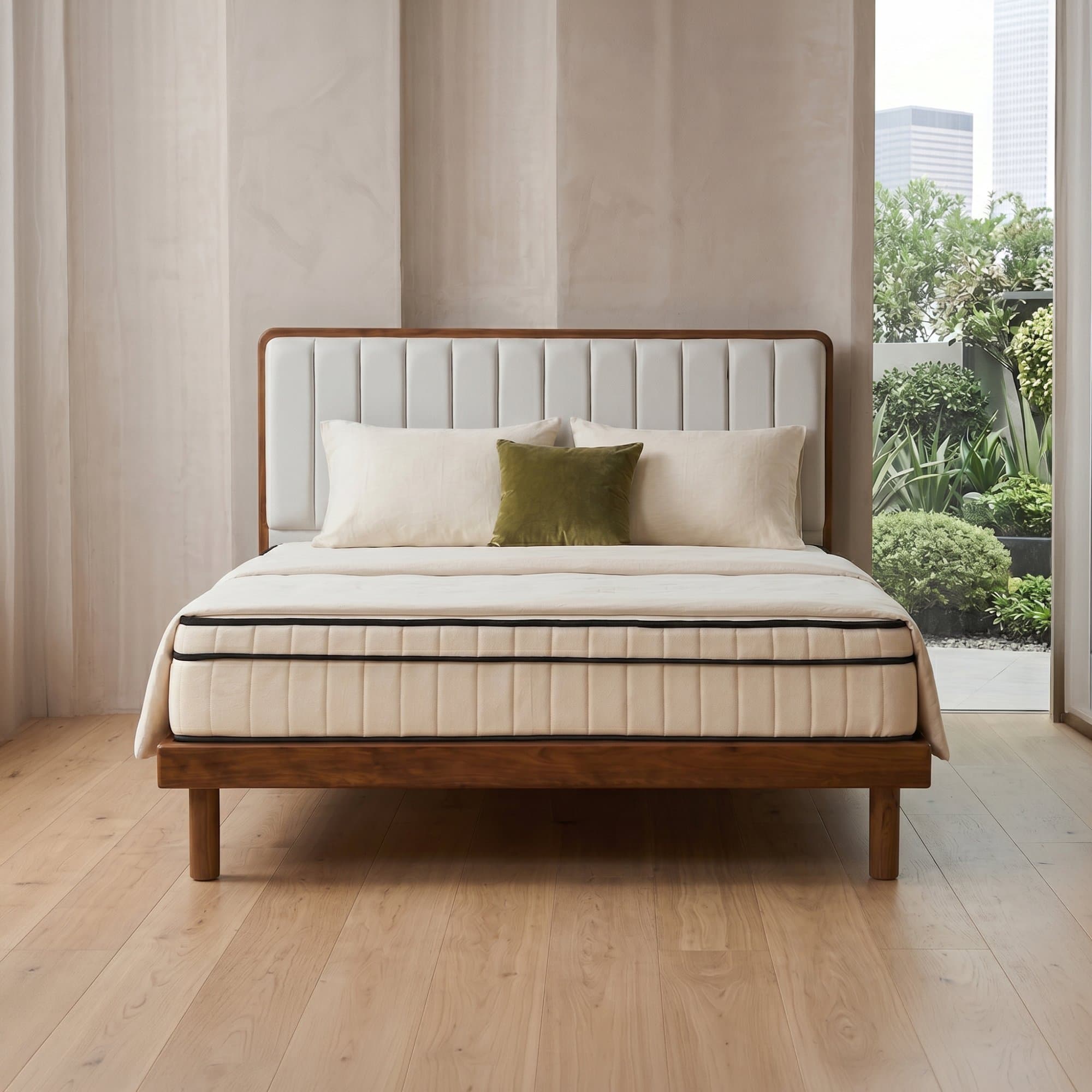 TAVERNI Teak Bedframe view 1