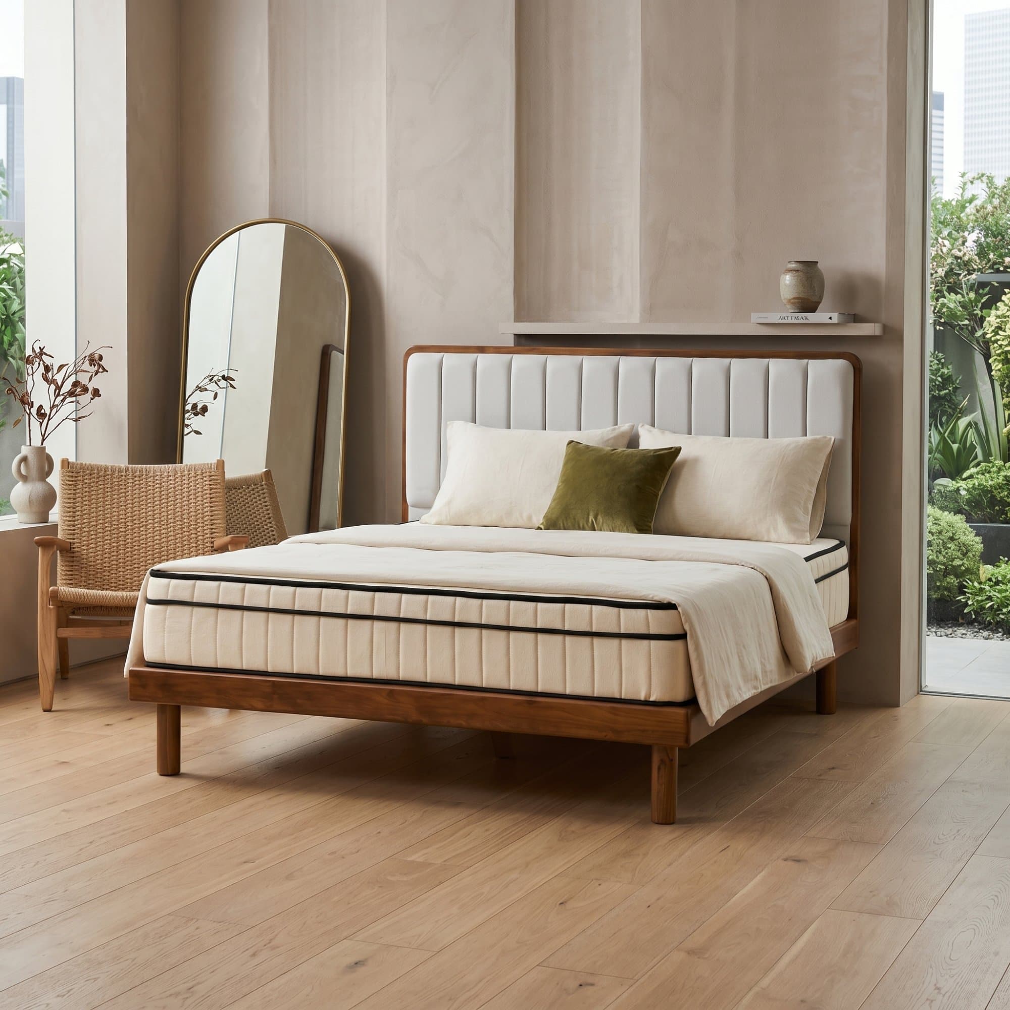 TAVERNI Teak Bedframe view 2