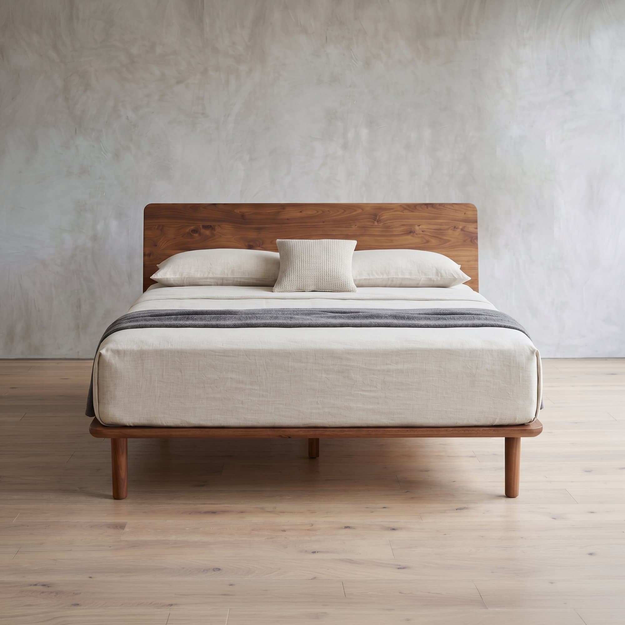 PARNELL Teak Bedframe view 1