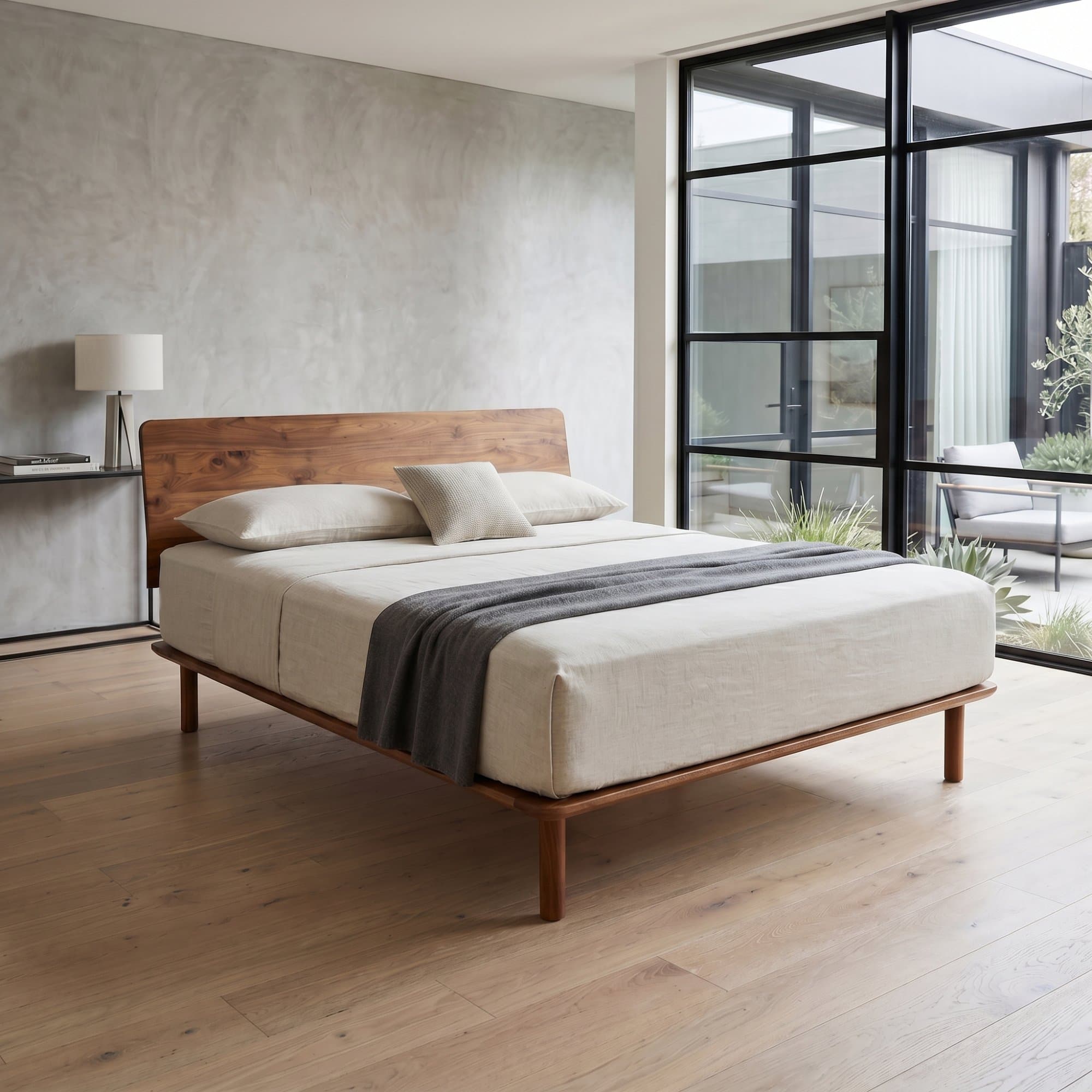 PARNELL Teak Bedframe view 2