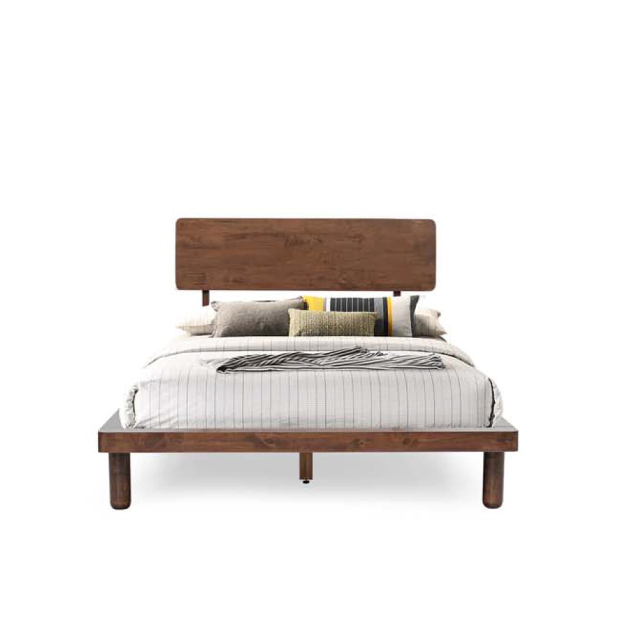 MUJI (Walnut) Bedframe view 1