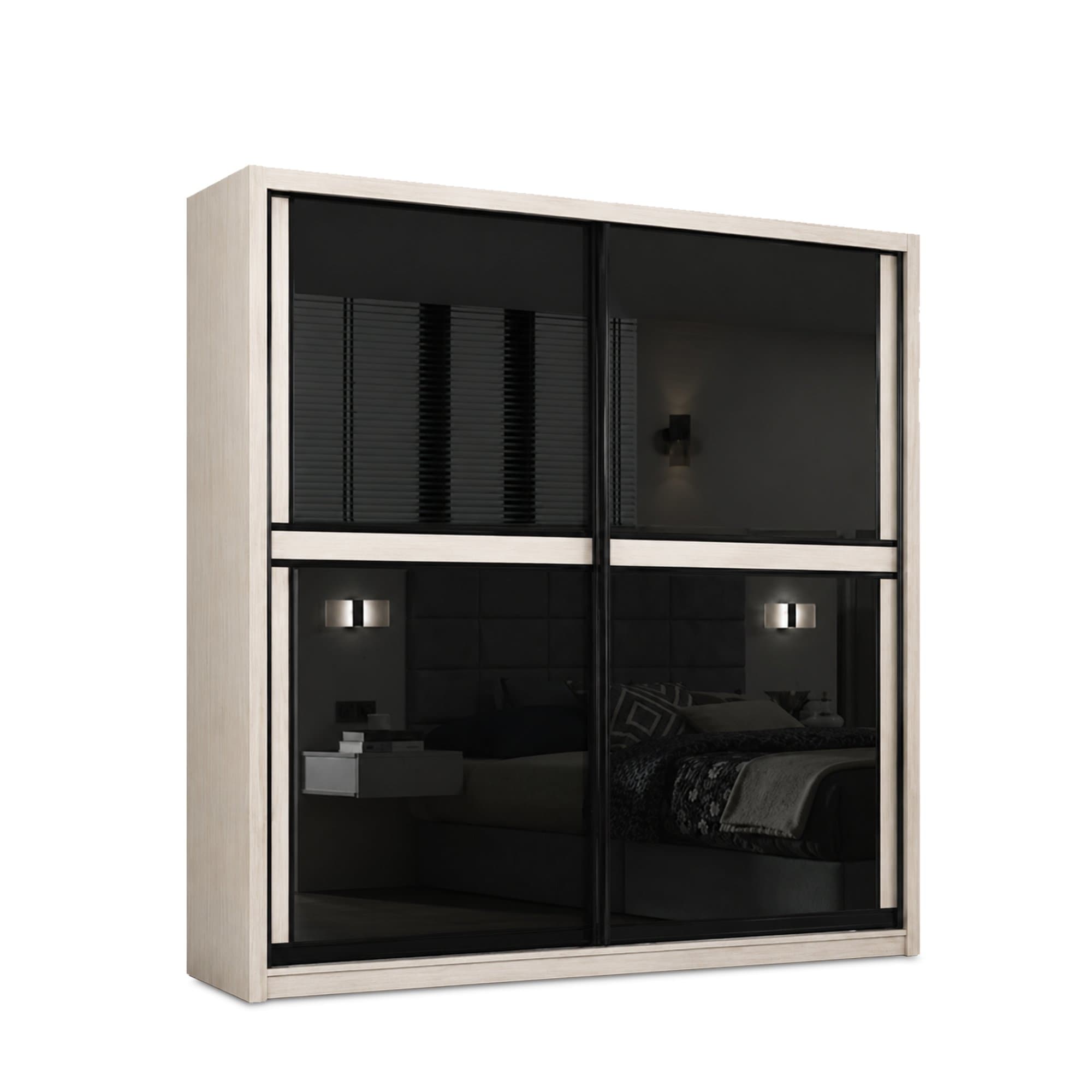 YM 8844 Sliding Door Wardrobe view 1